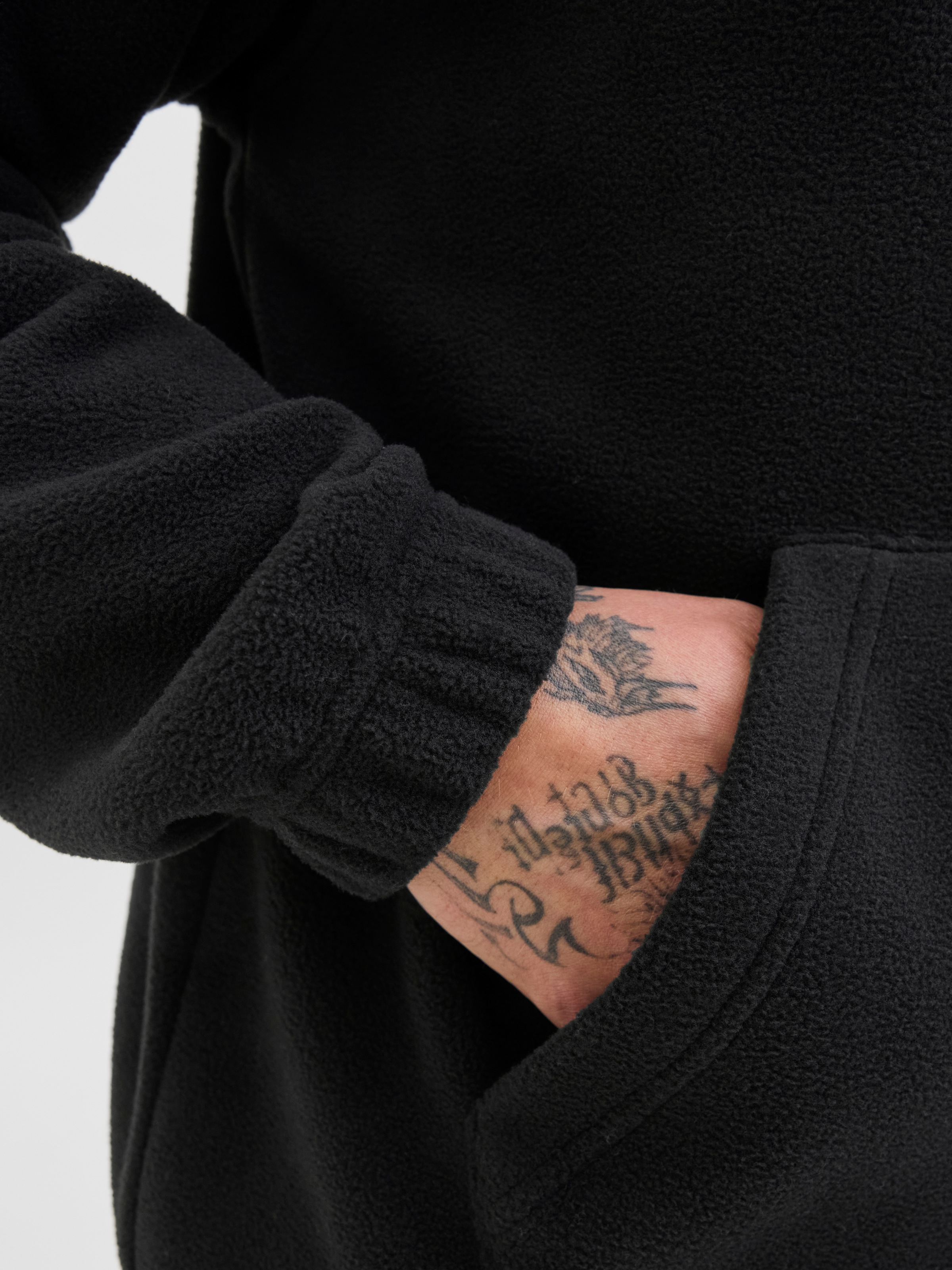 Jack & Jones Fleecepullover »JJSOHO HALFZIP FLEECE«, Kunstfaser, relaxed fit
