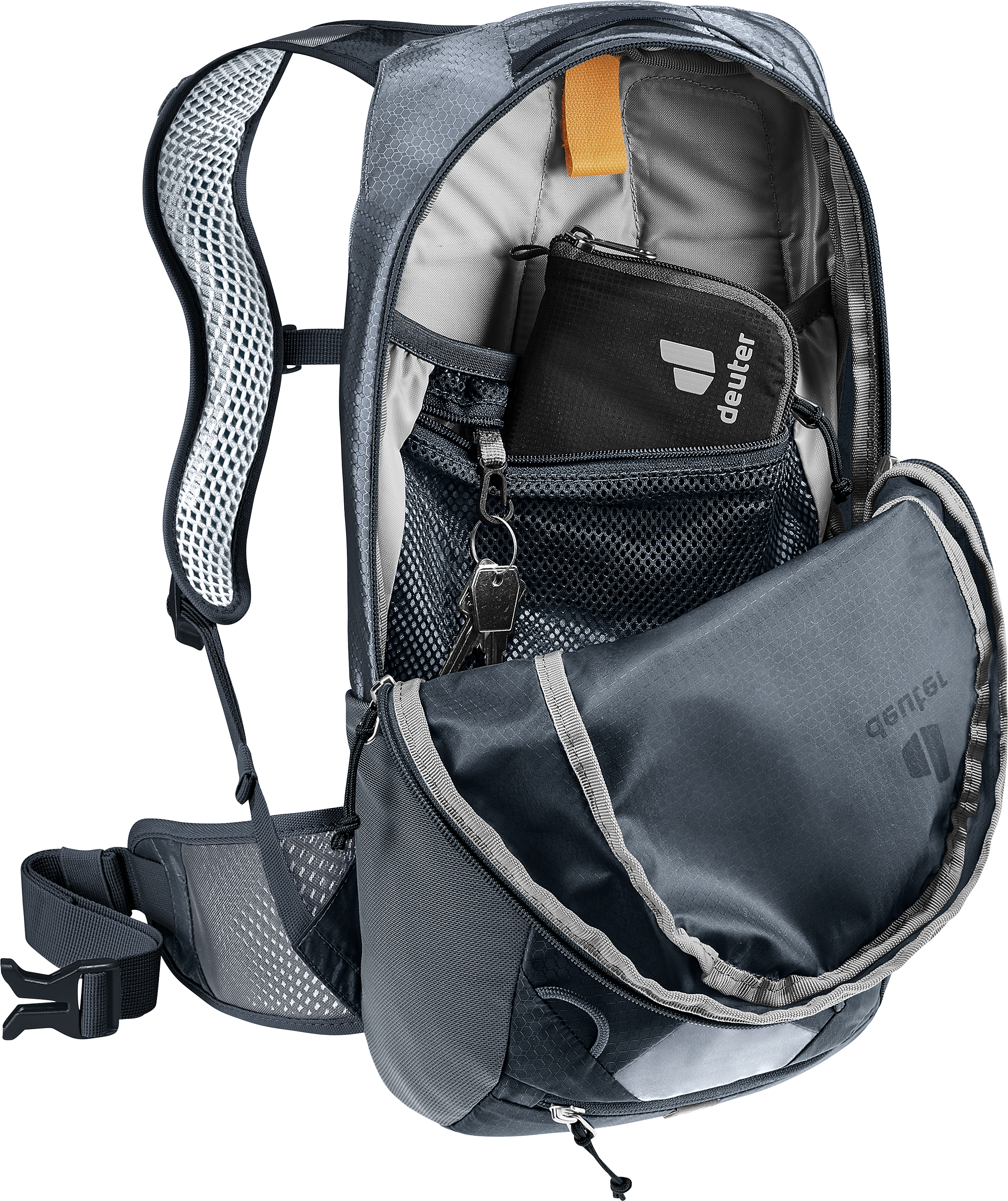 deuter Sac à dos pour vélo »RACE 8 L« für Radsport, mit 8 Liter Volumen, mit Regenhülle, leichtes Design