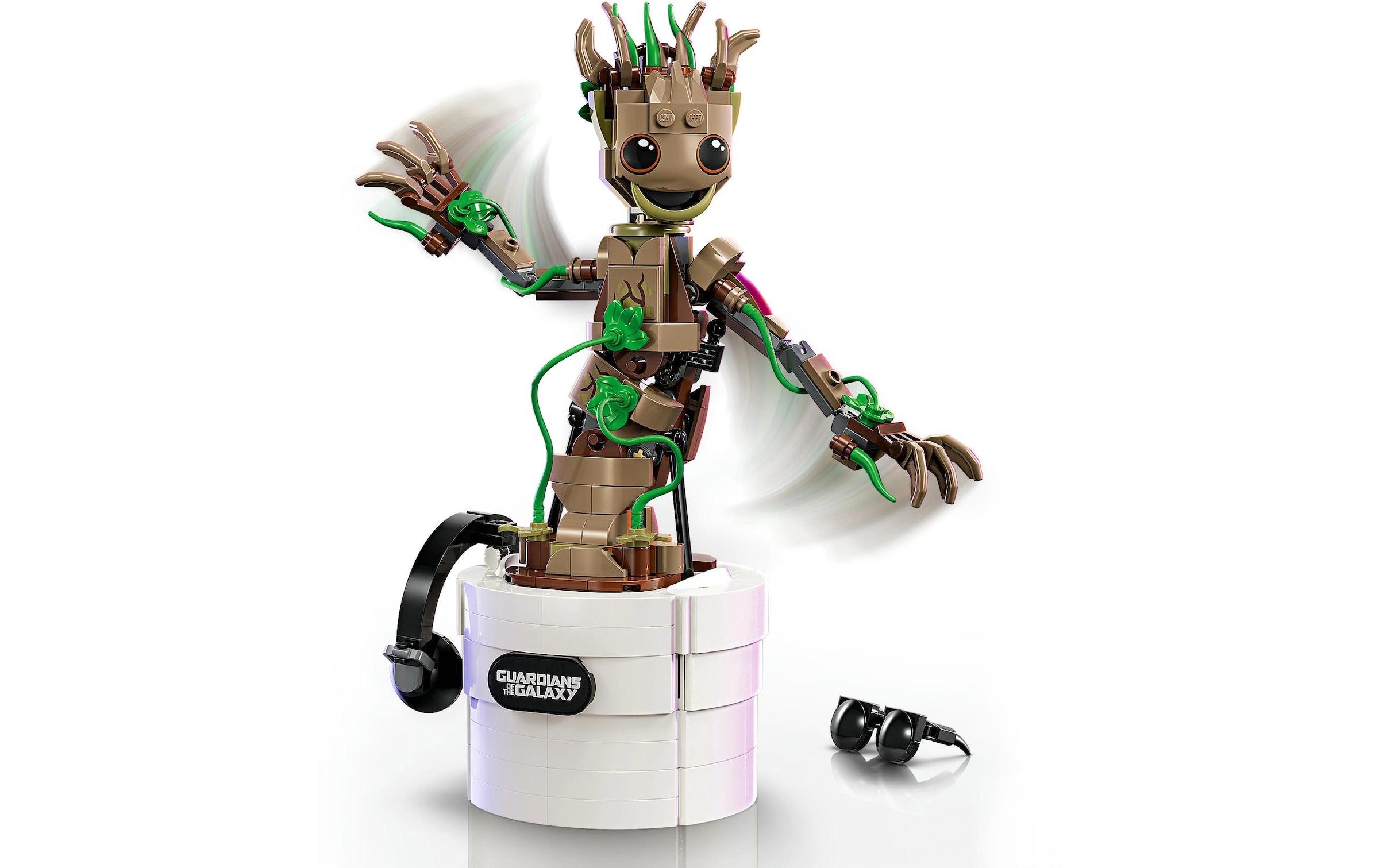 LEGO® Konstruktionsspielsteine »Marvel Tanzender Groot 76297«