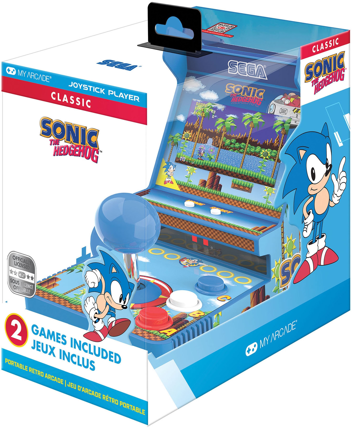 MYARCADE Console rétro »Joystick Player Sonic The Hedgehog«