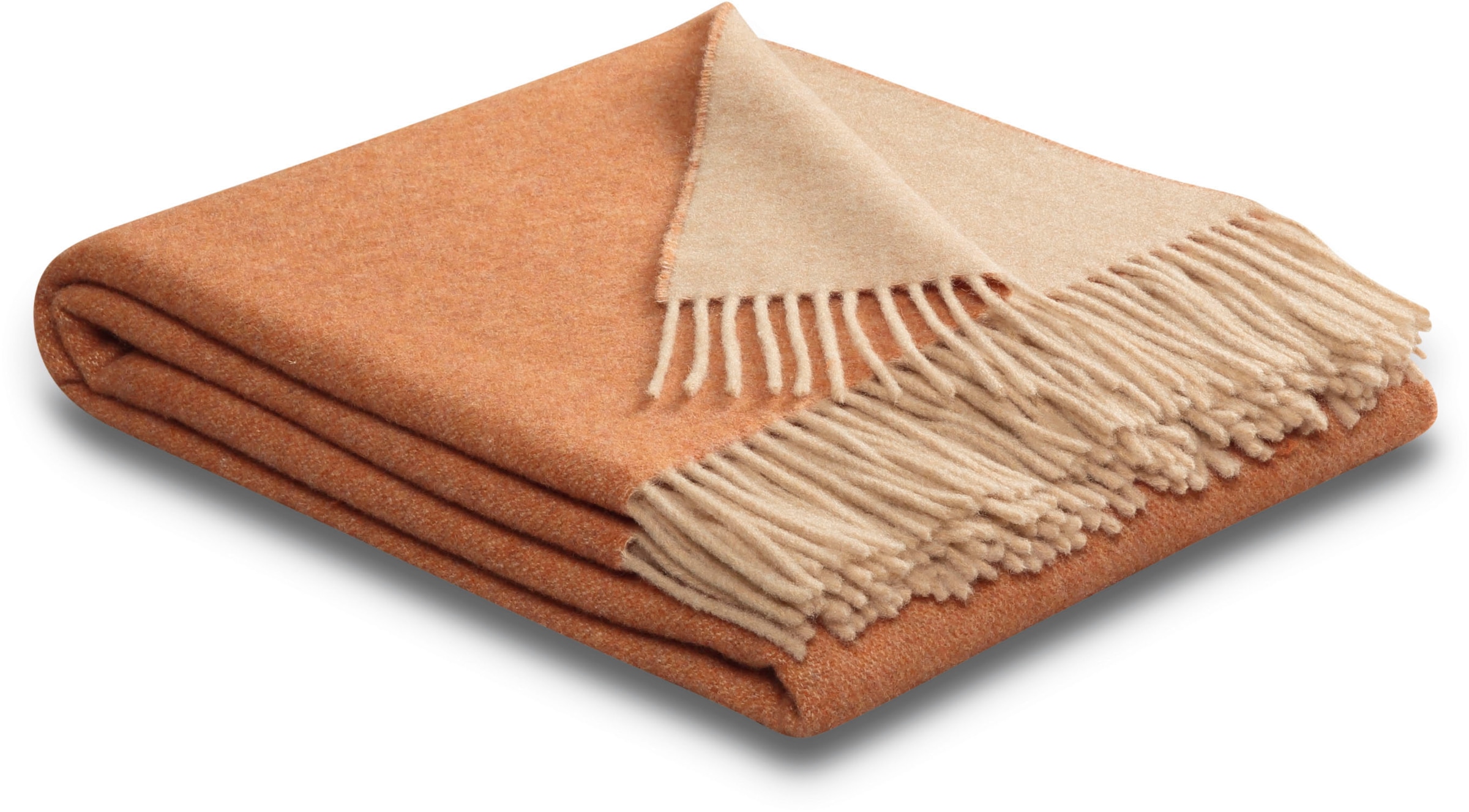 Biederlack Wohndecke »Soft Impression im Doubleface-Look« Baumwolle-Kaschmir-Mix