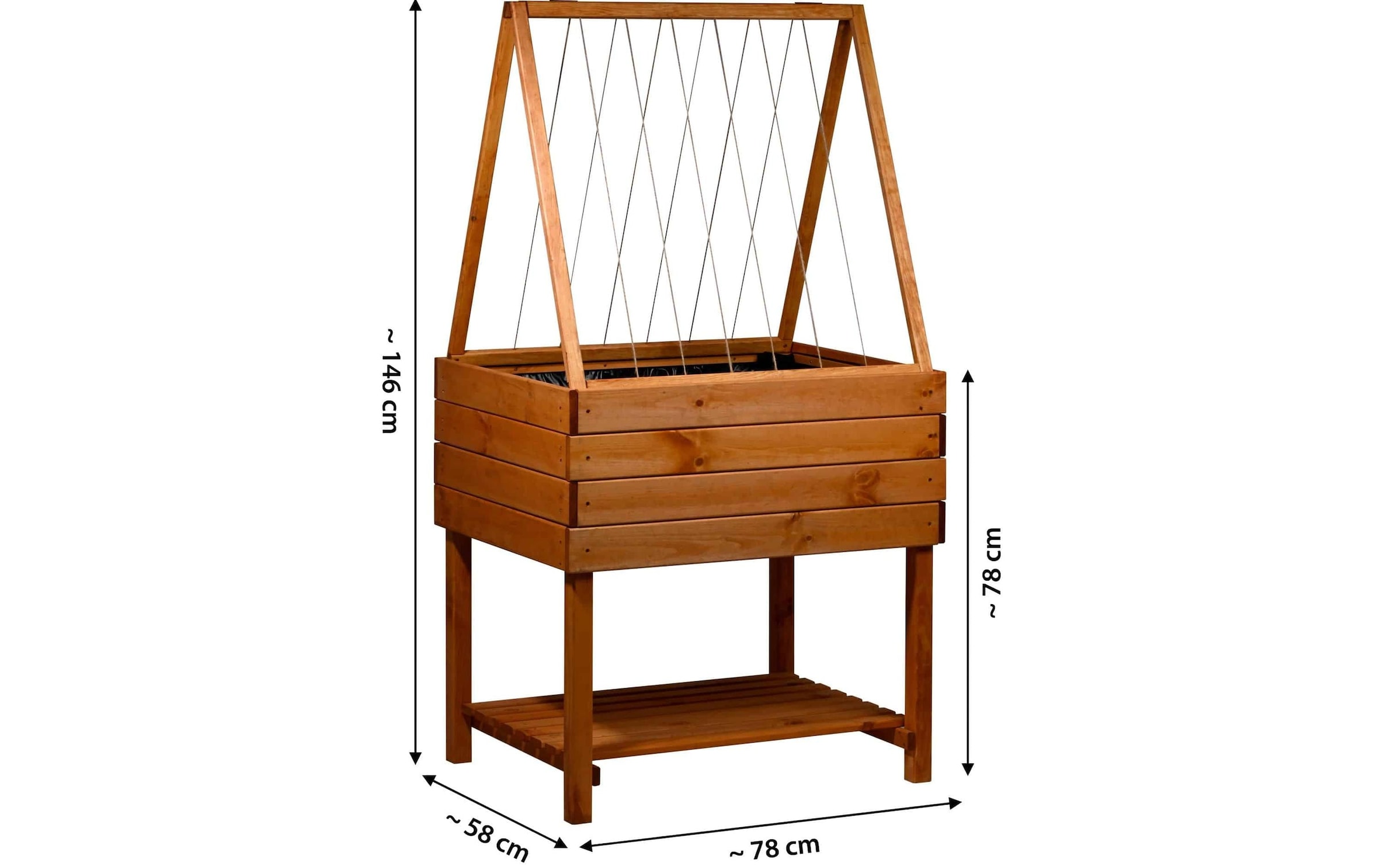 dobar Lit surélevé »Kubus 2.0 Inkl. Rankhilfen-Aufsatz«