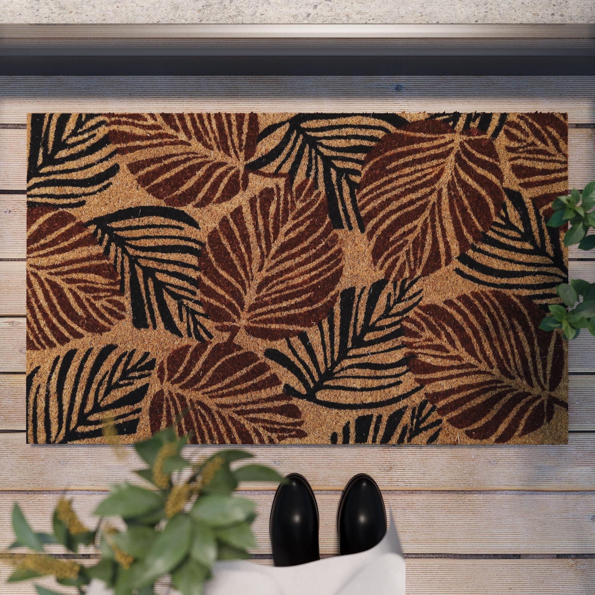 Wecon home Tapis de sol »Jungle Mat« Rectangulaire 18 mm Höhe rutschfest, robust, innen, Aussenbereiche überdacht, schwer