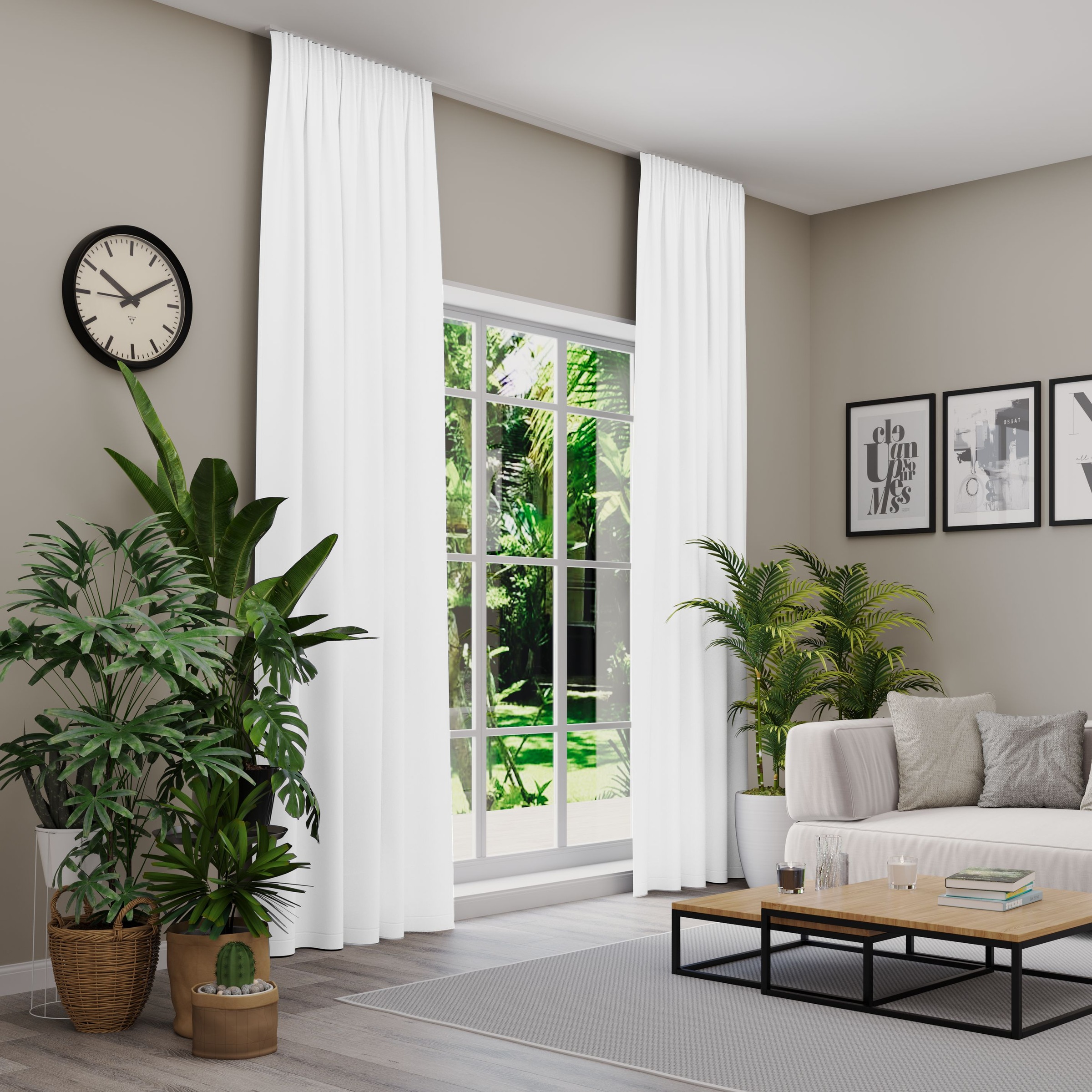 Neutex for you! Vorhang »Linessa« verdeckte Schlaufen 1 Stk. tlg. Schal mit verdeckten Schlaufen, Breite 137 cm, nach Mass