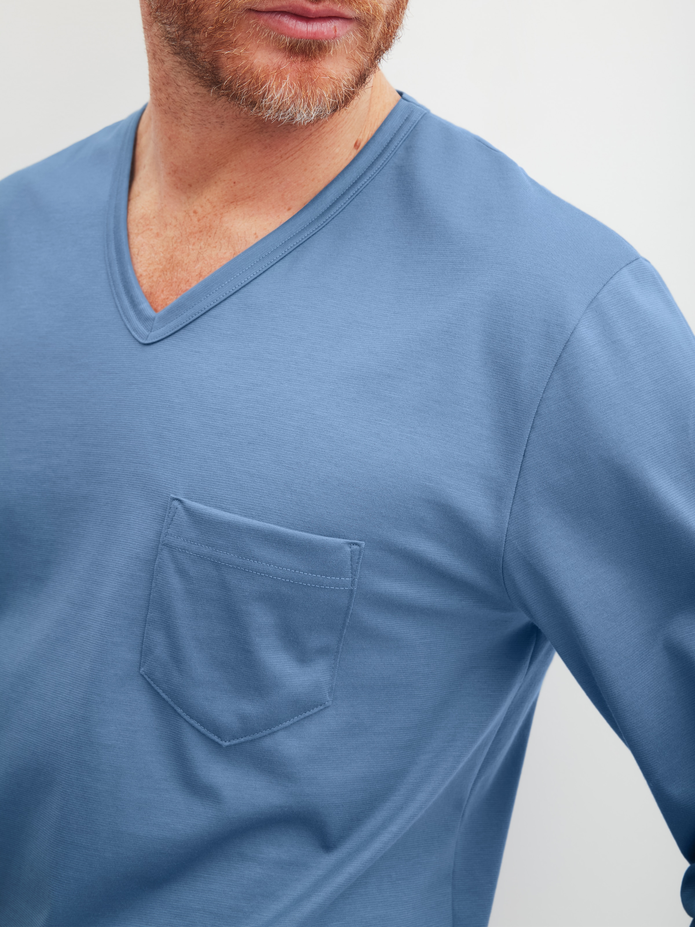 CALIDA Pyjama »Relax Imprint 2« 2 respirant, coton, léger, jersey simple doux