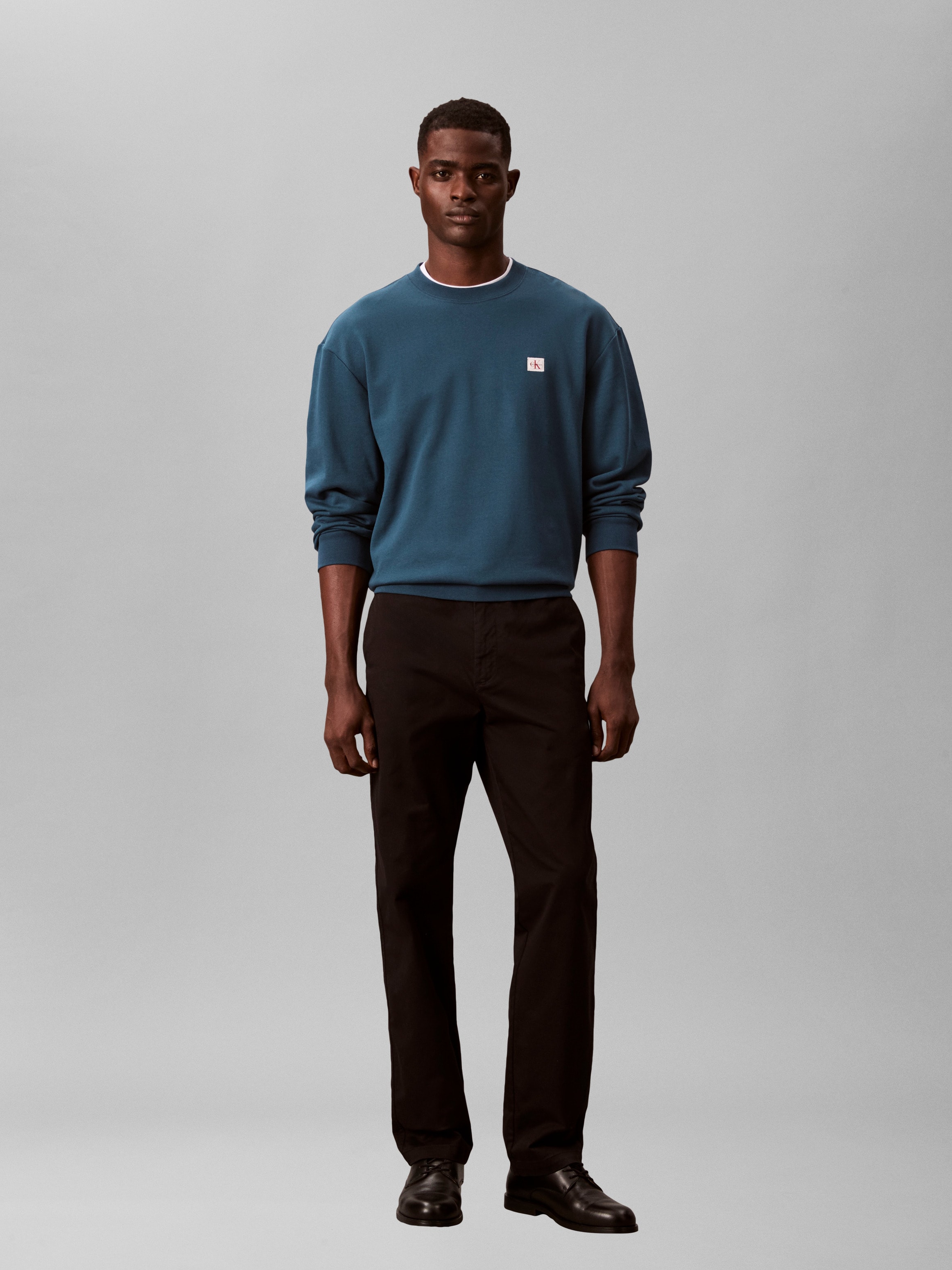 Calvin Klein Jeans Sweat-shirt »400GSM TRRY BDG CRWN«, avec encolure ronde
