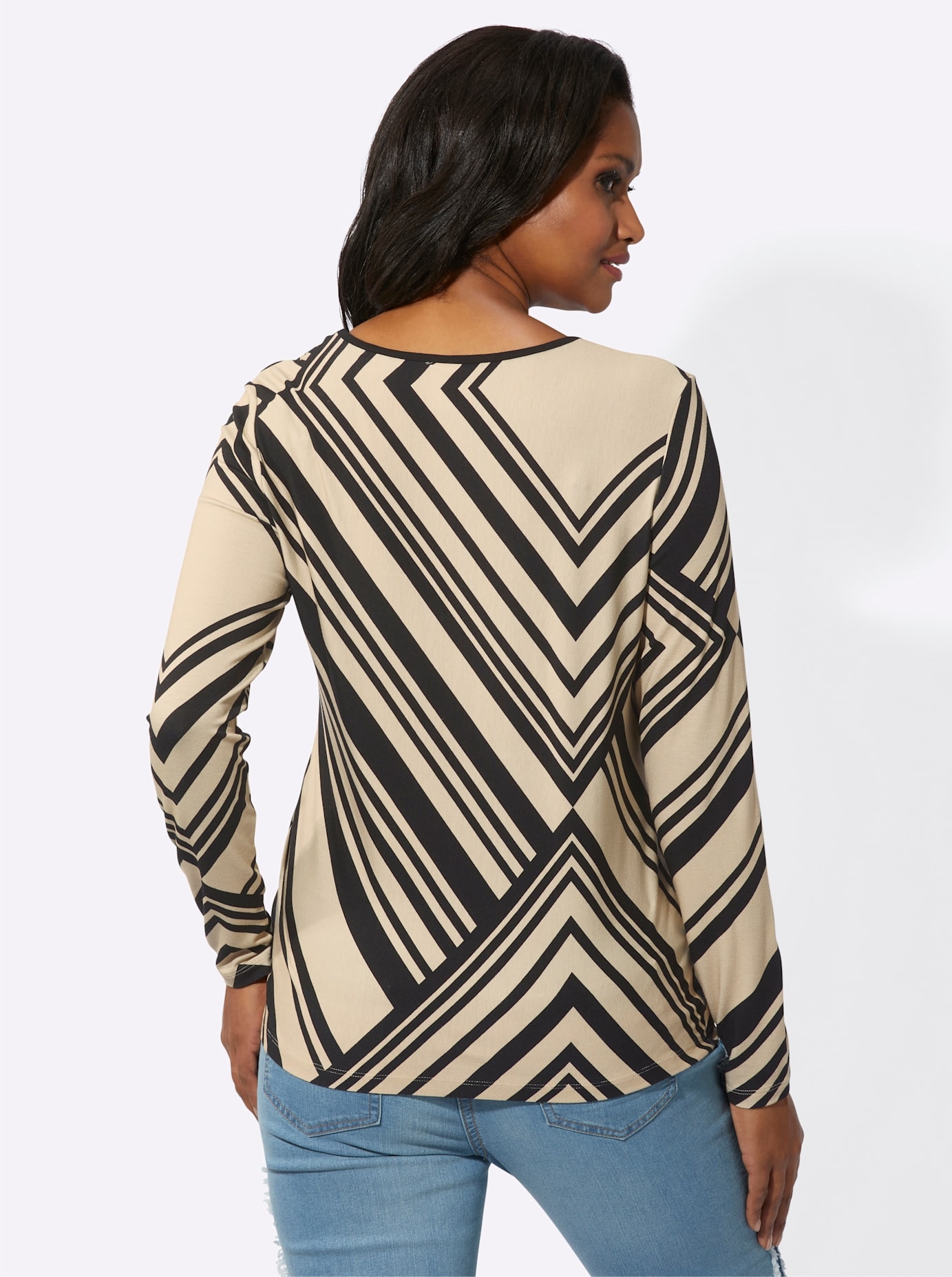 Inspirationen T-shirt à manches longues »Druck-Shirt« 1 cuis