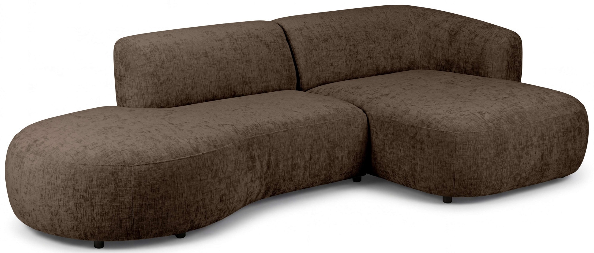 GOODproduct Ecksofa »OSTRUP Rundsofa, L-Form, Naturtöne, Boucle oder Chenille« Breite 278 cm, organische Form mit sanften Rundungen