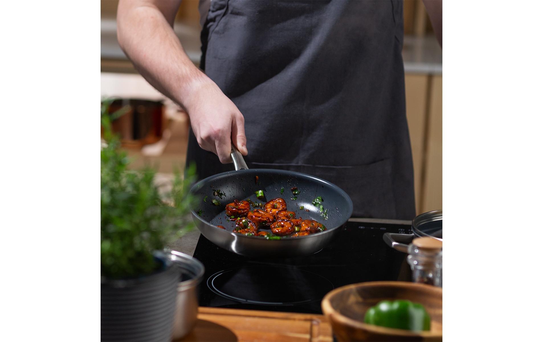   Bratpfanne »Lunasol Sirius Terra Multi-layer, Conical« Aluminium