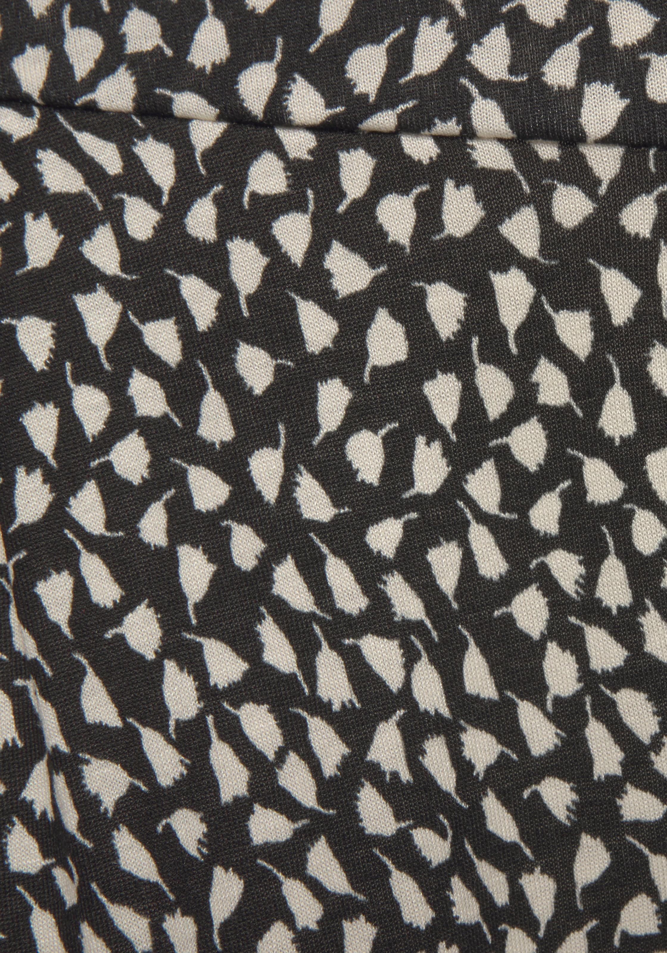 s.Oliver Pantalon de plage  mit Blumendruck und Taschen, leichte Jerseyhose