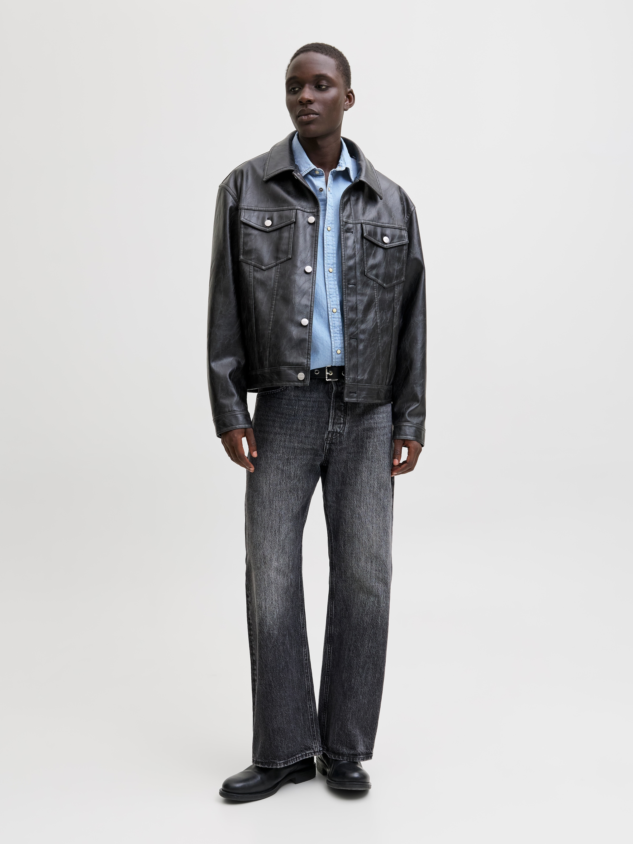 Jack & Jones Langarmhemd »JJESHERIDAN SHIRT L/S NOOS« mit angesetzter Brusttasche