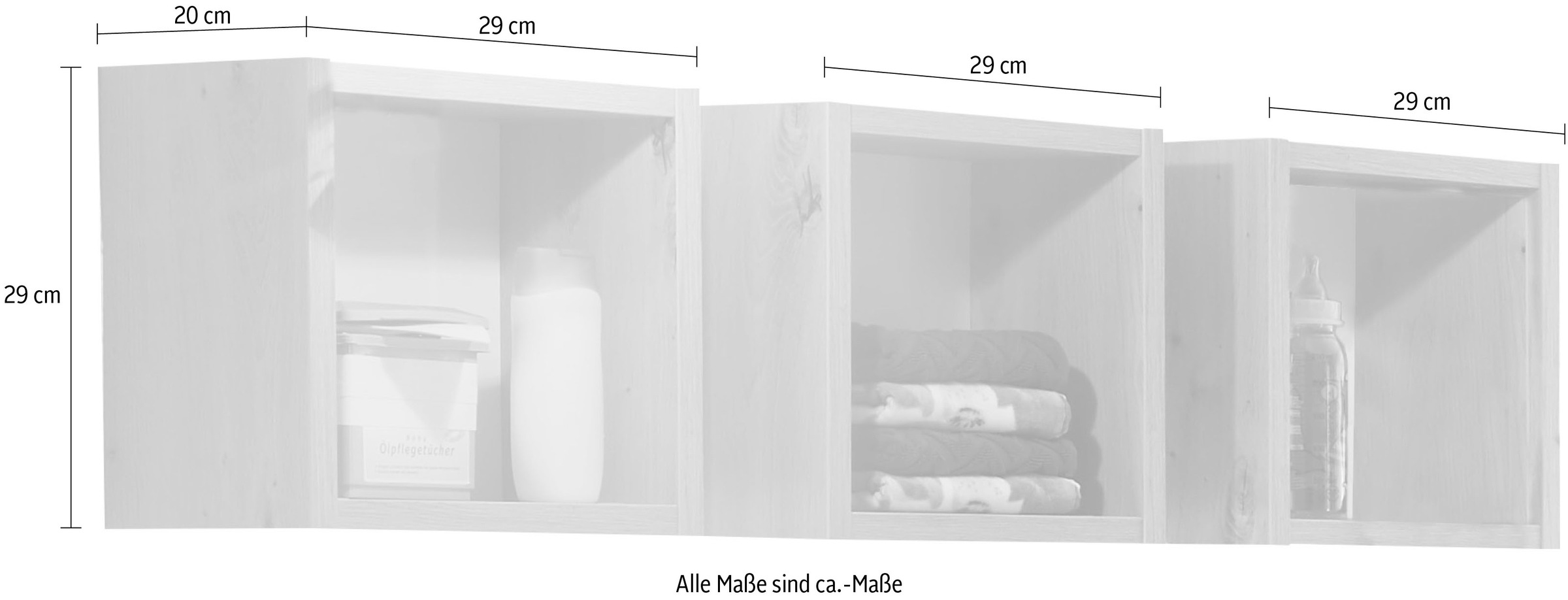 Mäusbacher Kinderregal »Cindy« Set, 3 Stk. tlg.