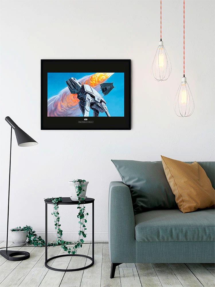 Komar Bild »Star Wars Classic RMQ Hoth Battle AT-AT« Star Wars 1 Stk. tlg. Wandbild zur Dekoration im Kinderzimmer - ohne Rahmen