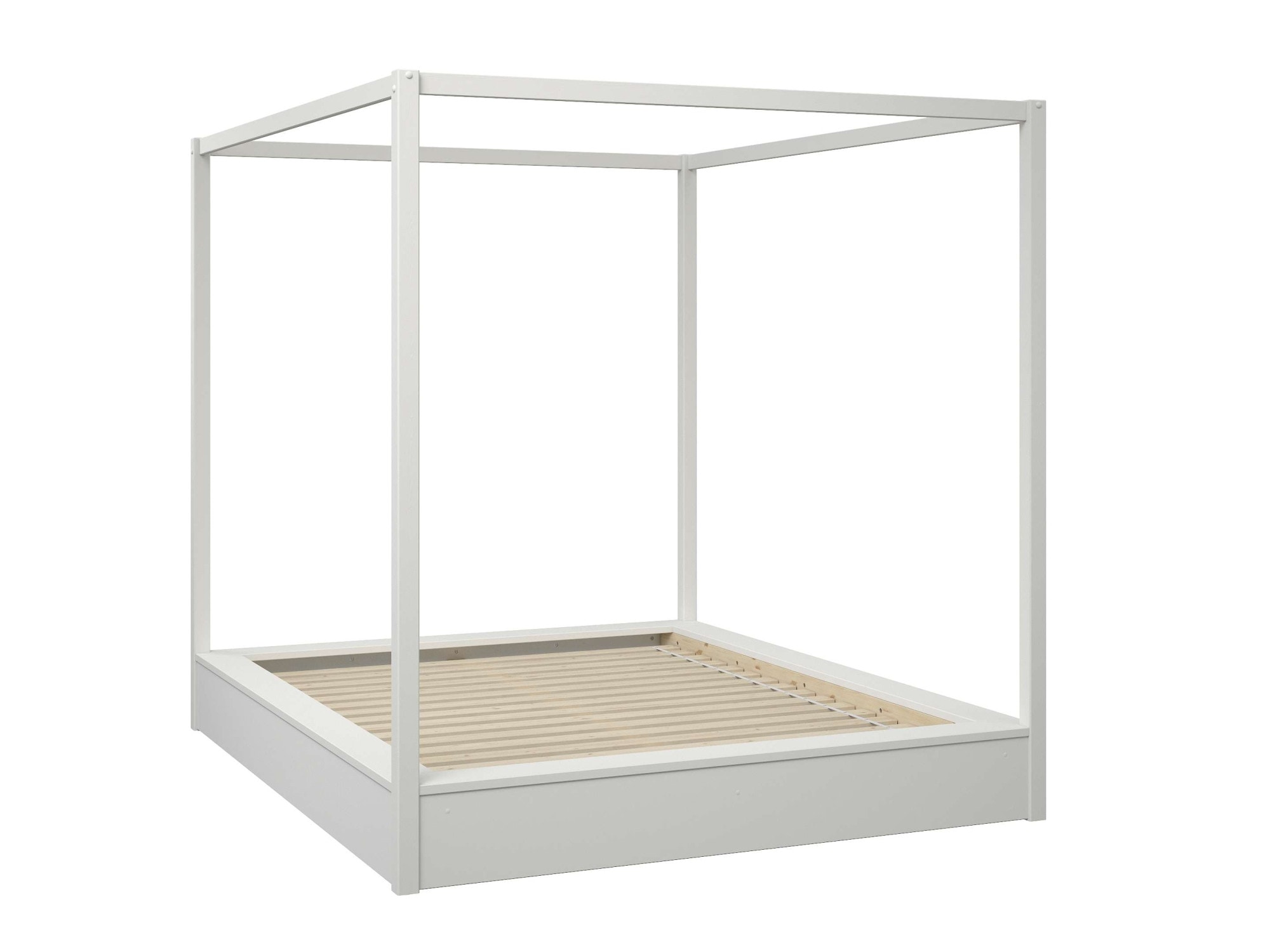 GOODproduct Himmelbett »Usella, Bett, Bettgestell, hohe Belastbarkeit bis 180 kg« B/T/H: 189/229,1/200 cm,  aus massiver Kiefer in Kombination mit MDF, inklusive Lattenrost