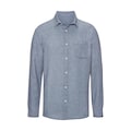 Chemise en lin John Devin, manches longues : Chemise décontractée et légère avec possibilité de retrousser les manches.