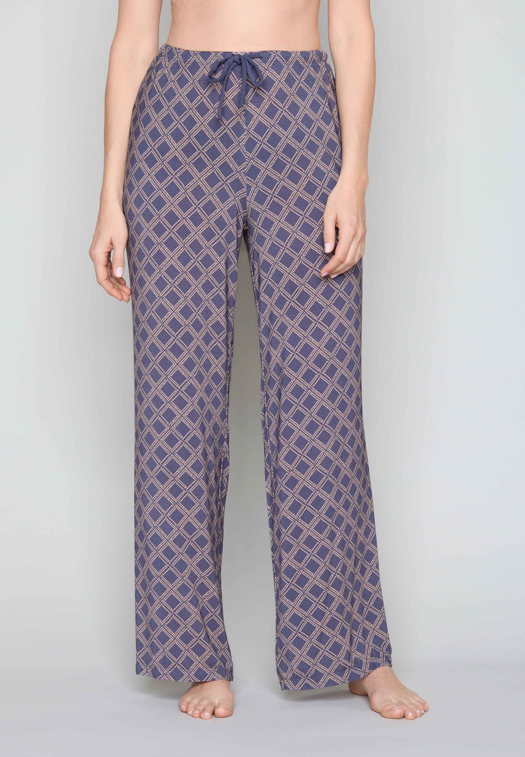 JOOP! Pantalon de pyjama  21 : Coupe droite aux jambes, imprimé géométrique