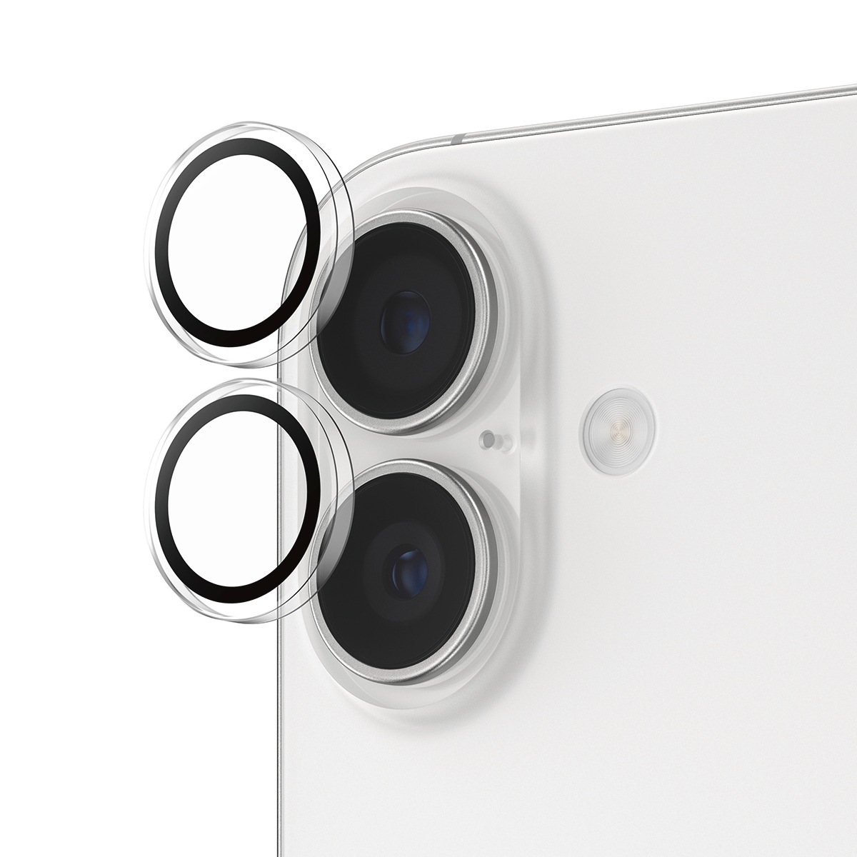CARE by PanzerGlass Verre de protection pour appareil photo »Hoops Camera Lens Protector« für Apple iPhone 17;Apple iPhone 16;Apple iPhone 16 Plus Kameraschutz,Linsenschutz,Objektivschutz, kratz- & stossfest