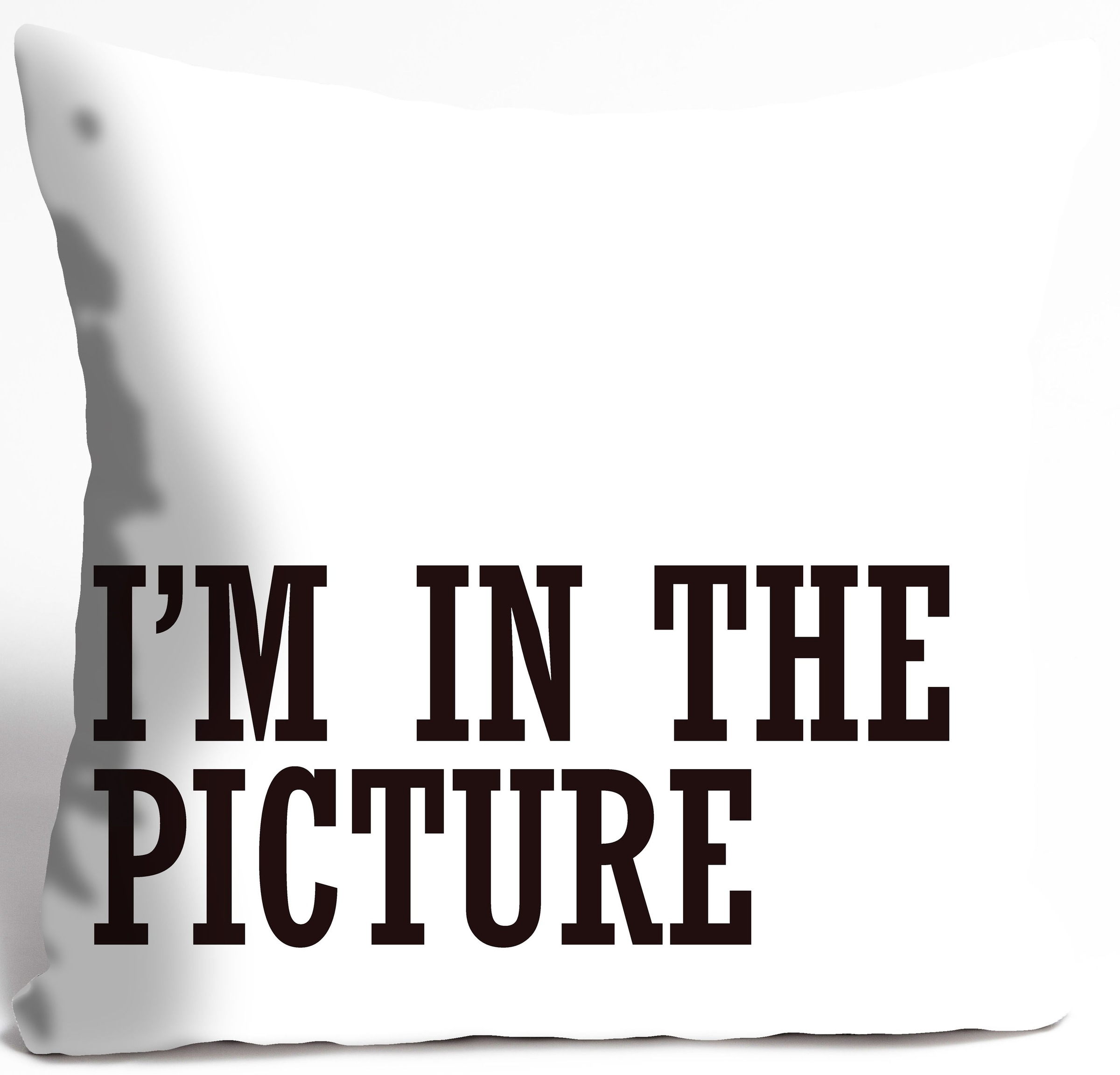 queence Coussin décoratif »I'M IN THE PICTURE« Kissenhülle ohne Füllung, 1 Stück
