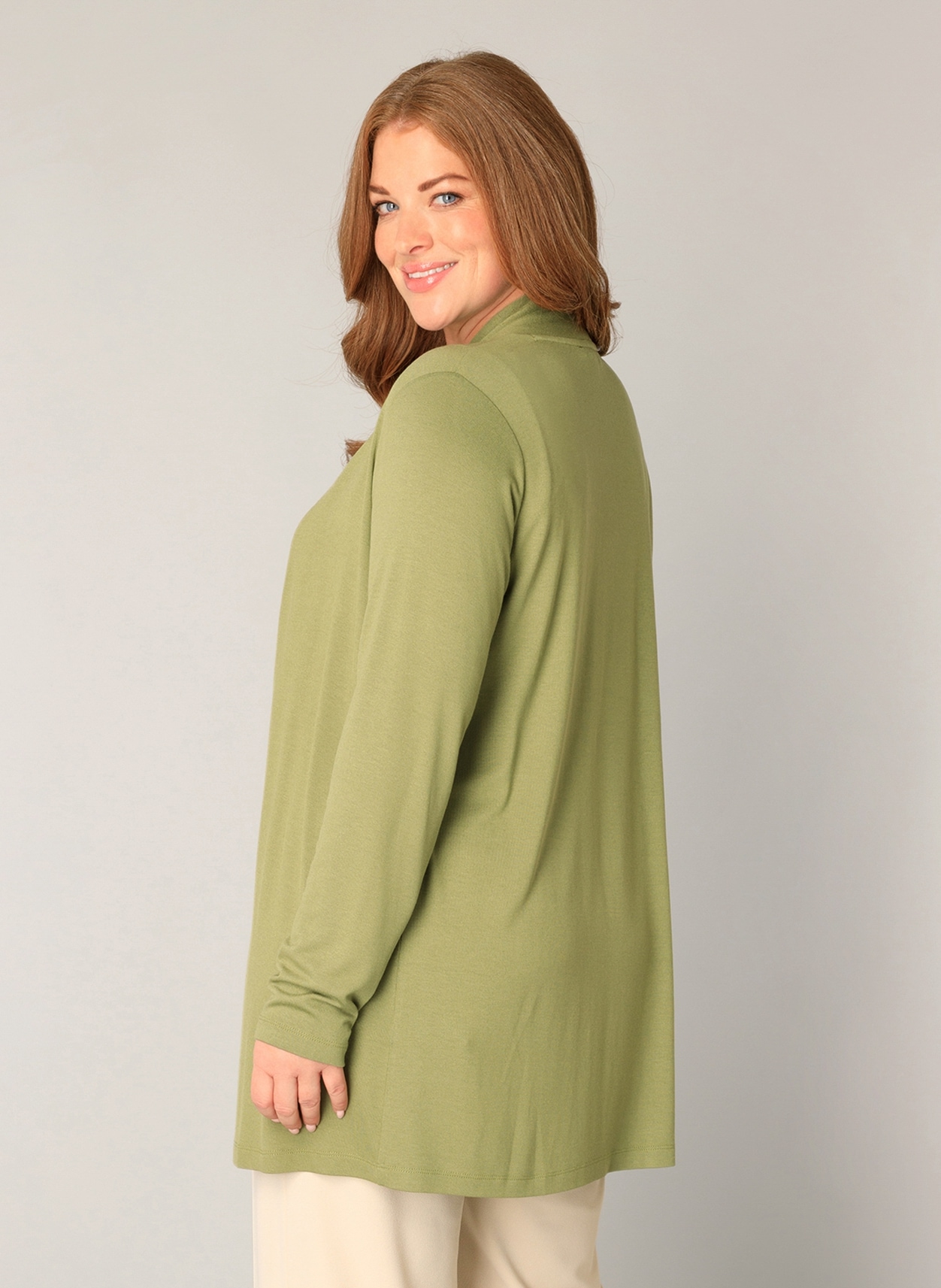 Base Level Curvy Veste en tricot »Ayla« im verschlusslosen Design