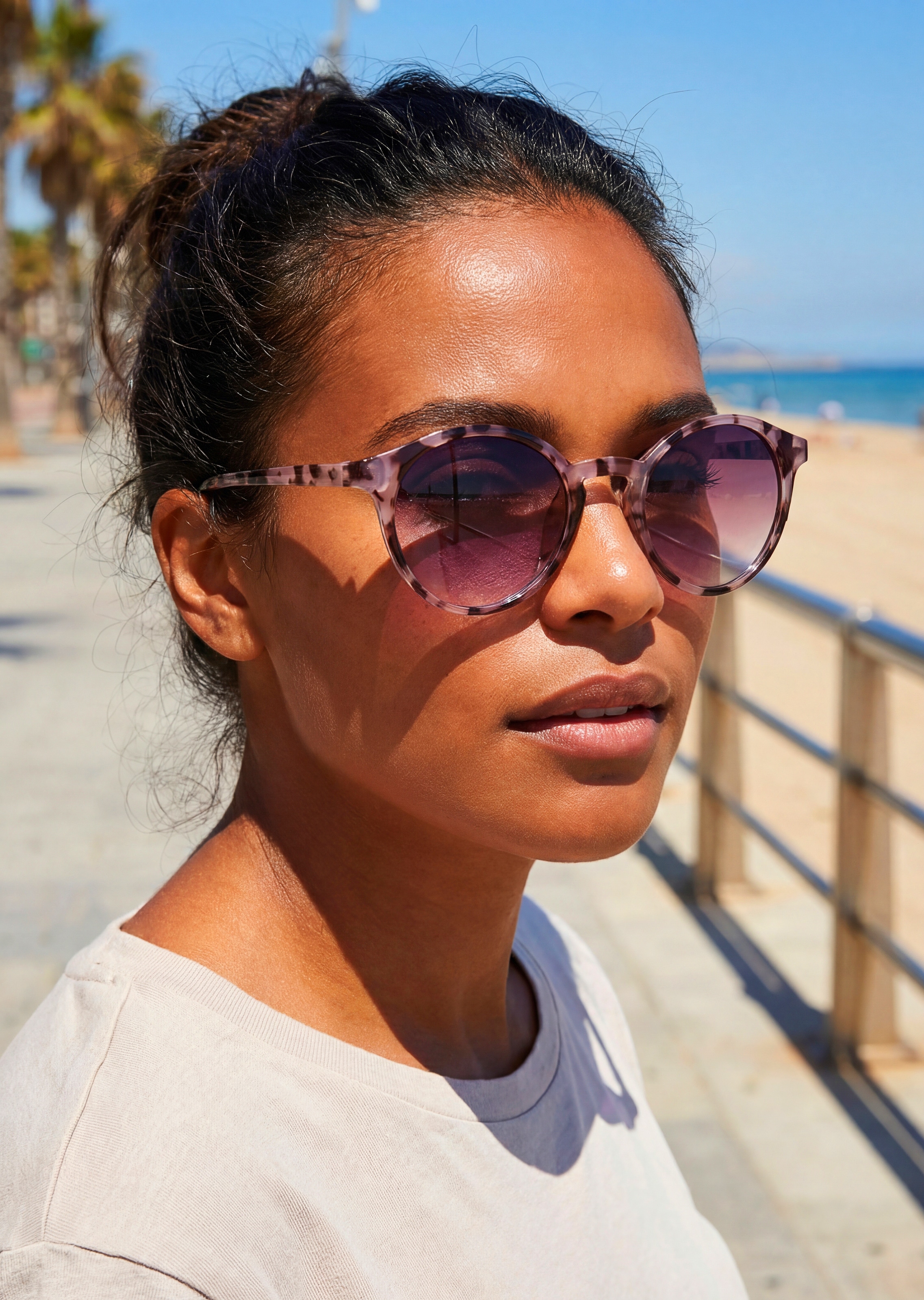 LASCANA Lunettes de soleil , getönte Gläser mit UV Schutz, Damenbrille