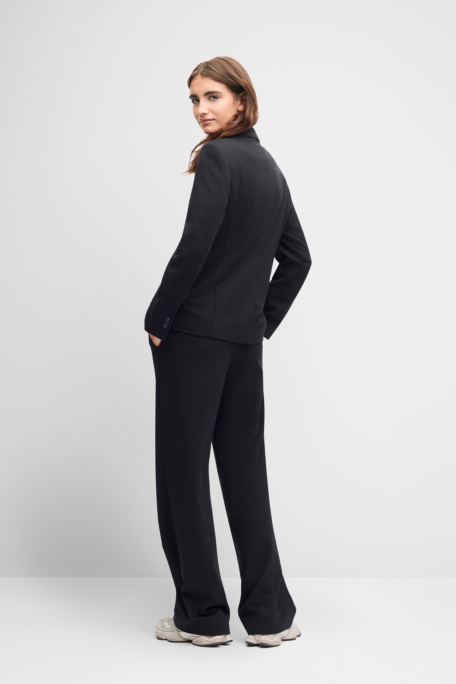 Cinque Veste blazer »CILEO« coupe régulière, forme à 1 bouton, mélange de matériaux élastique