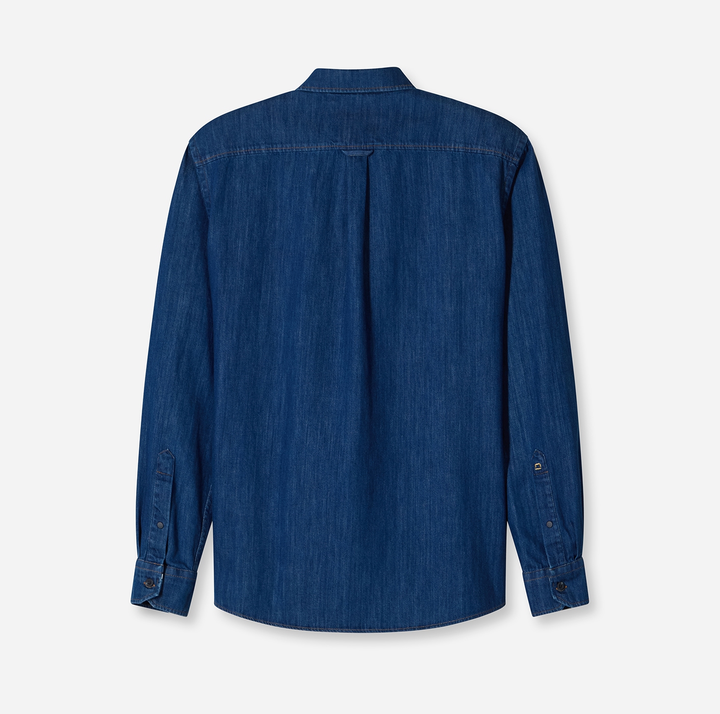 OLYMP Jeanshemd Langarmhemd, regular fit, Kentkragen