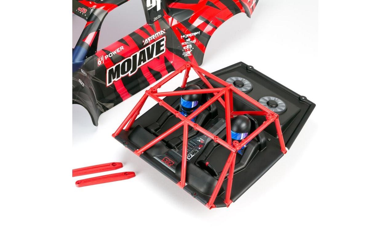   RC-Auto »Arrma Mojave 6S V2 4WD BLX Rot ARTR«