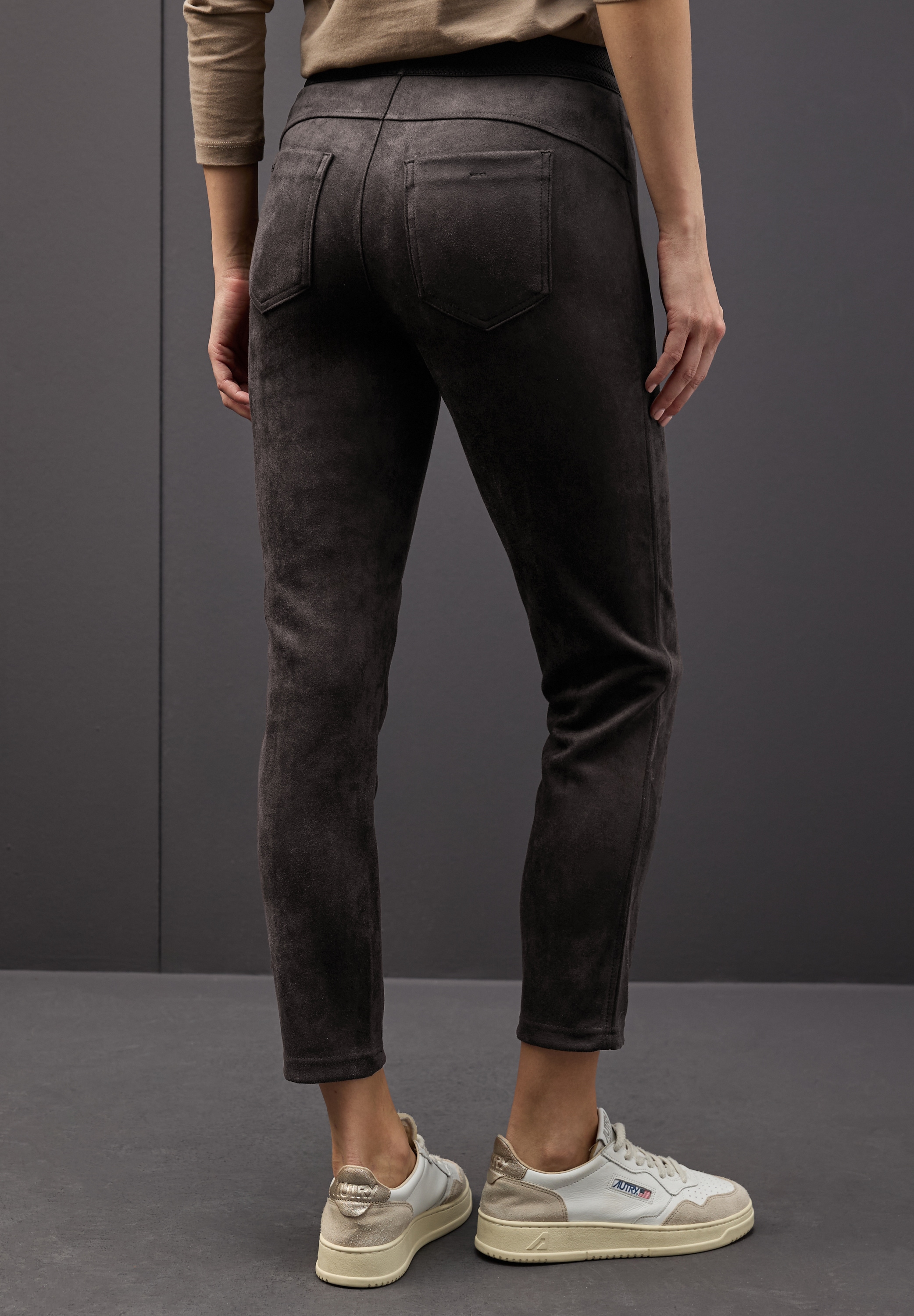 STREET ONE Pantalon en tissu »Style Hope«  mit elastischem Bund