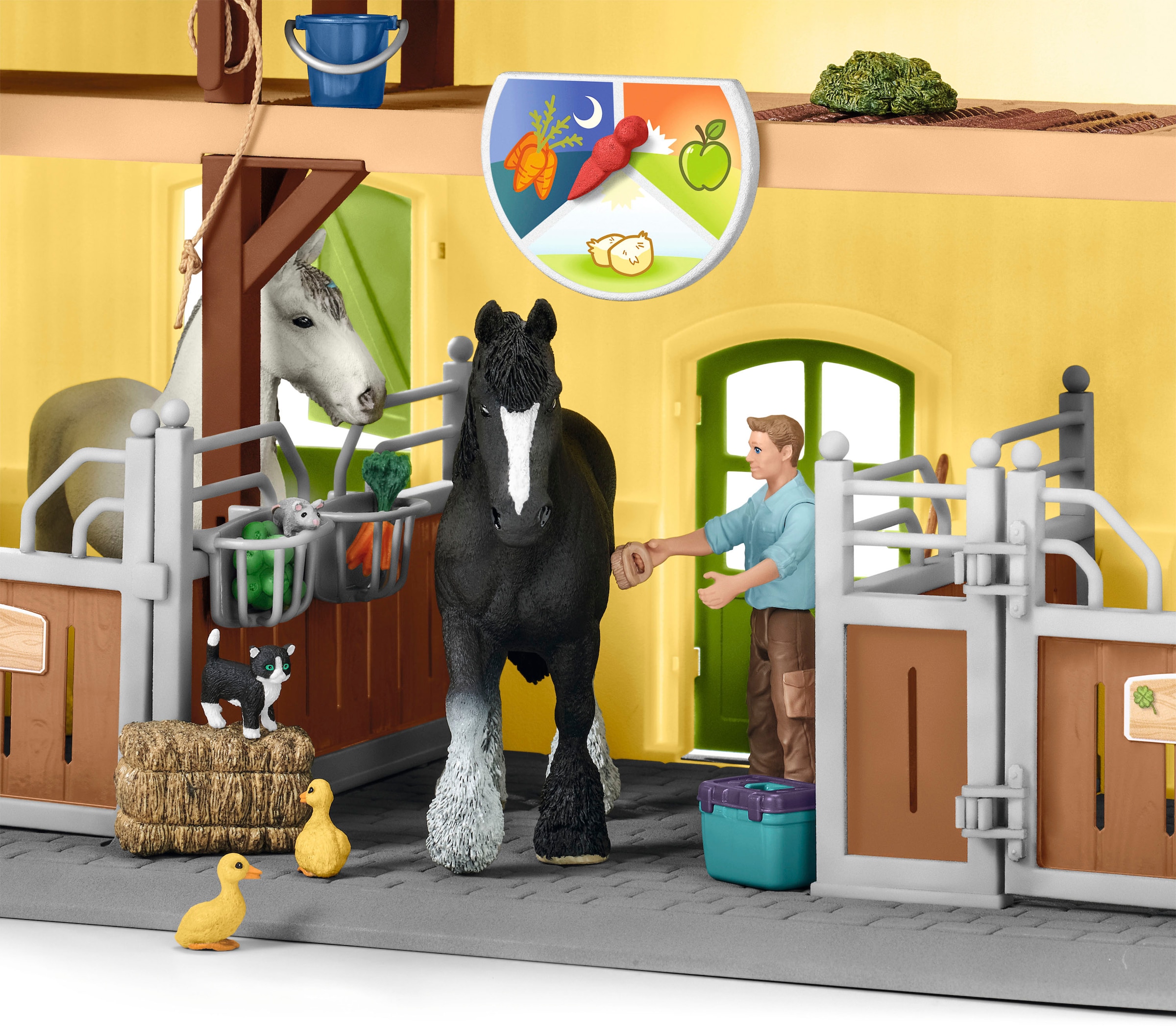 Schleich® Monde de jeu »FARM WORLD, Pferdestall (42485)«