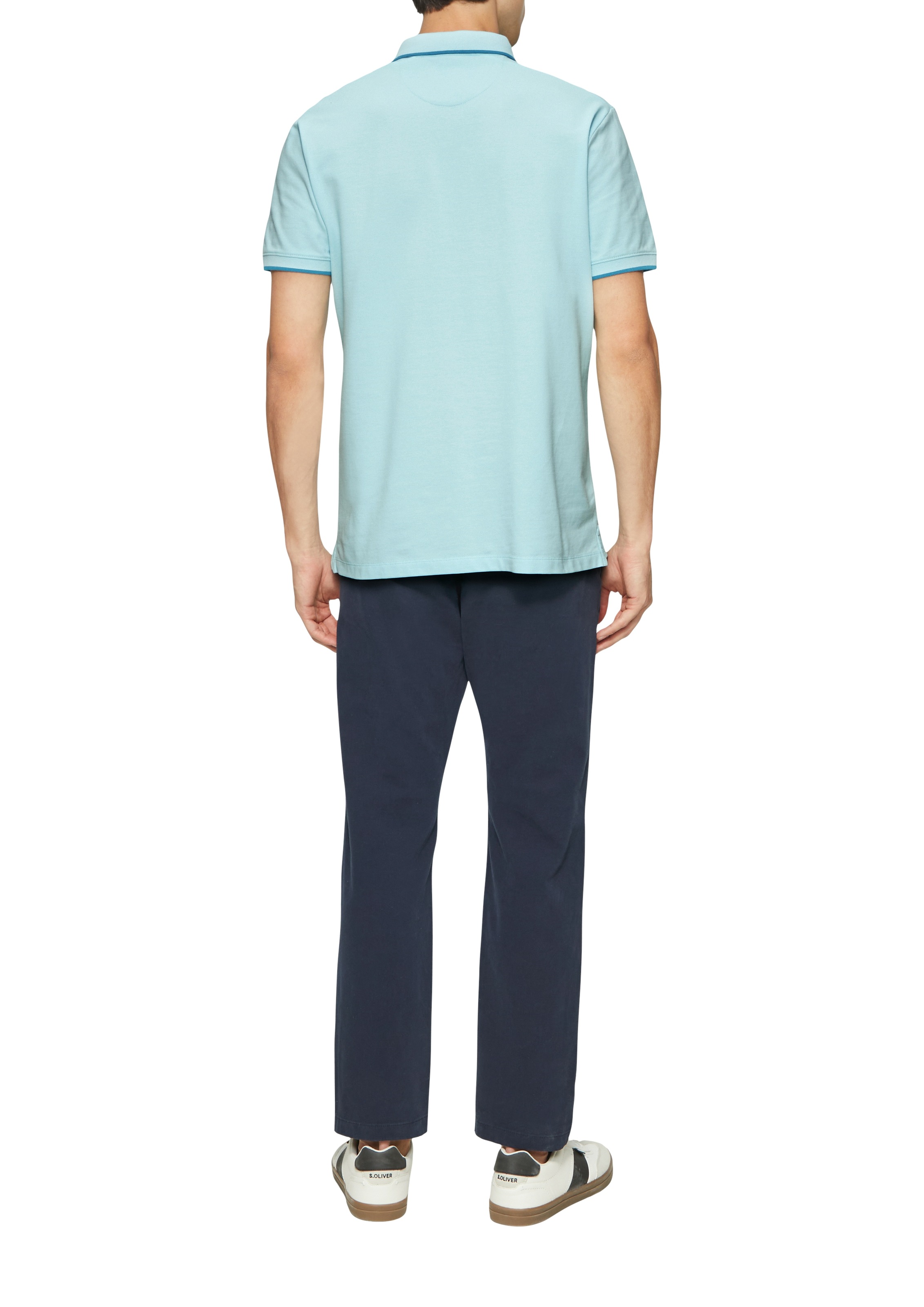 s.Oliver Polo mit Kontrast-Details