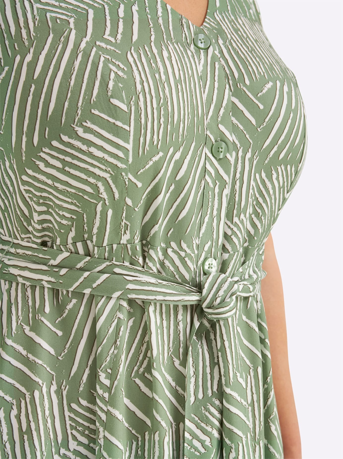 Sheego Maxi robe »Kleid« Poche dans les coutures