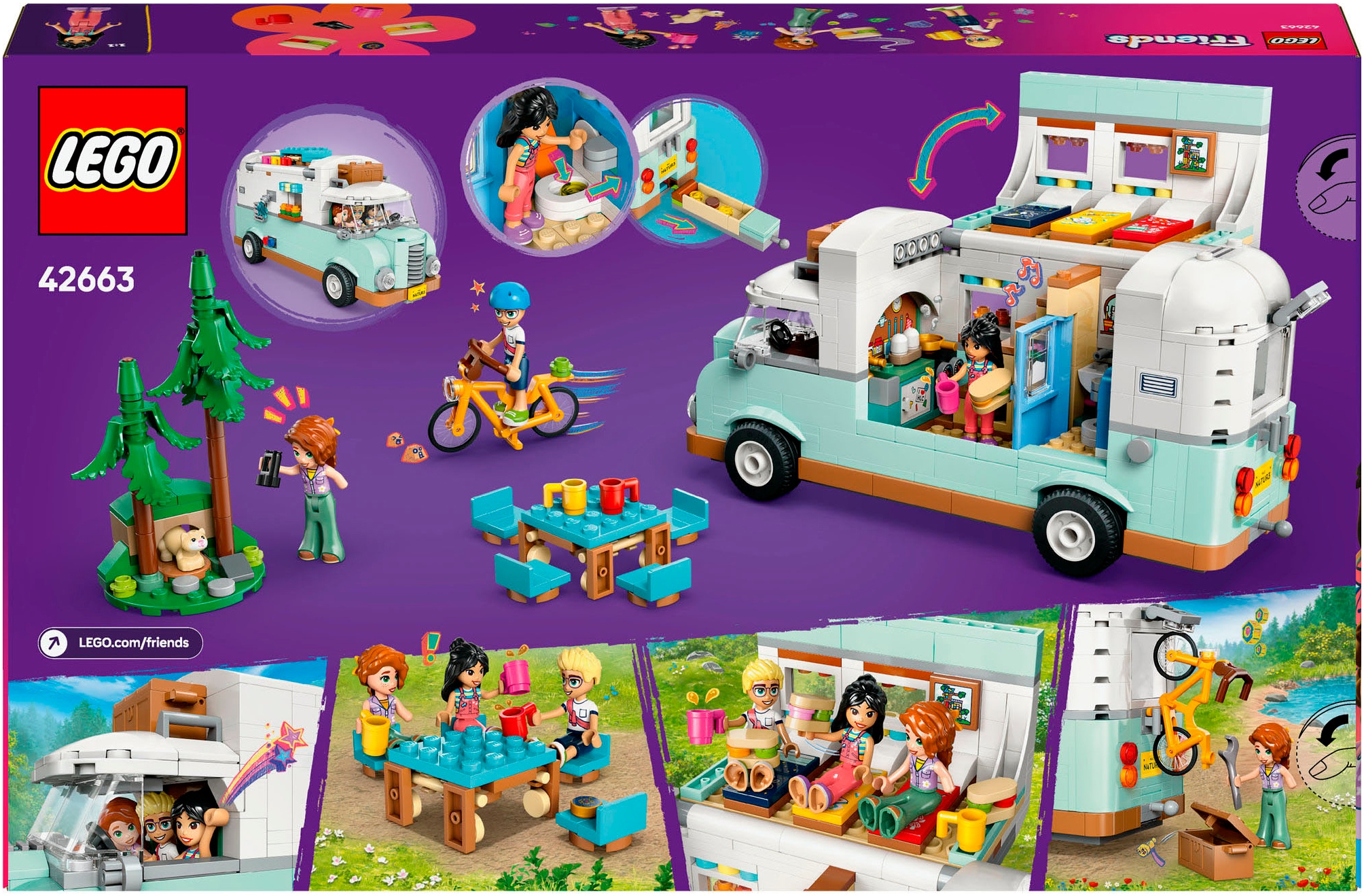 LEGO® Pions de construction »Wohnmobil (42663), LEGO Friends« Made in Europe