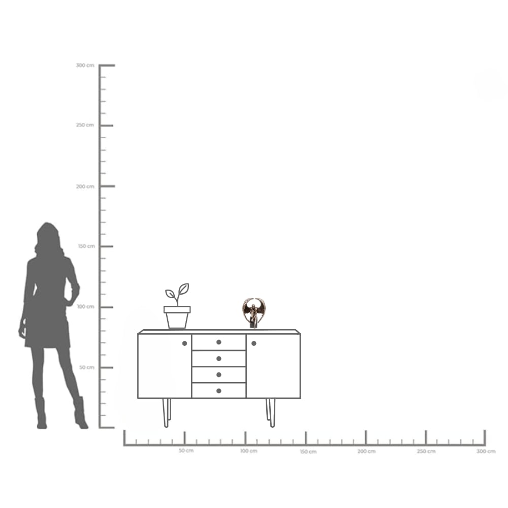 Kare Design Objet décoratif »Deko Objekt Nude Sad Angel Klein«