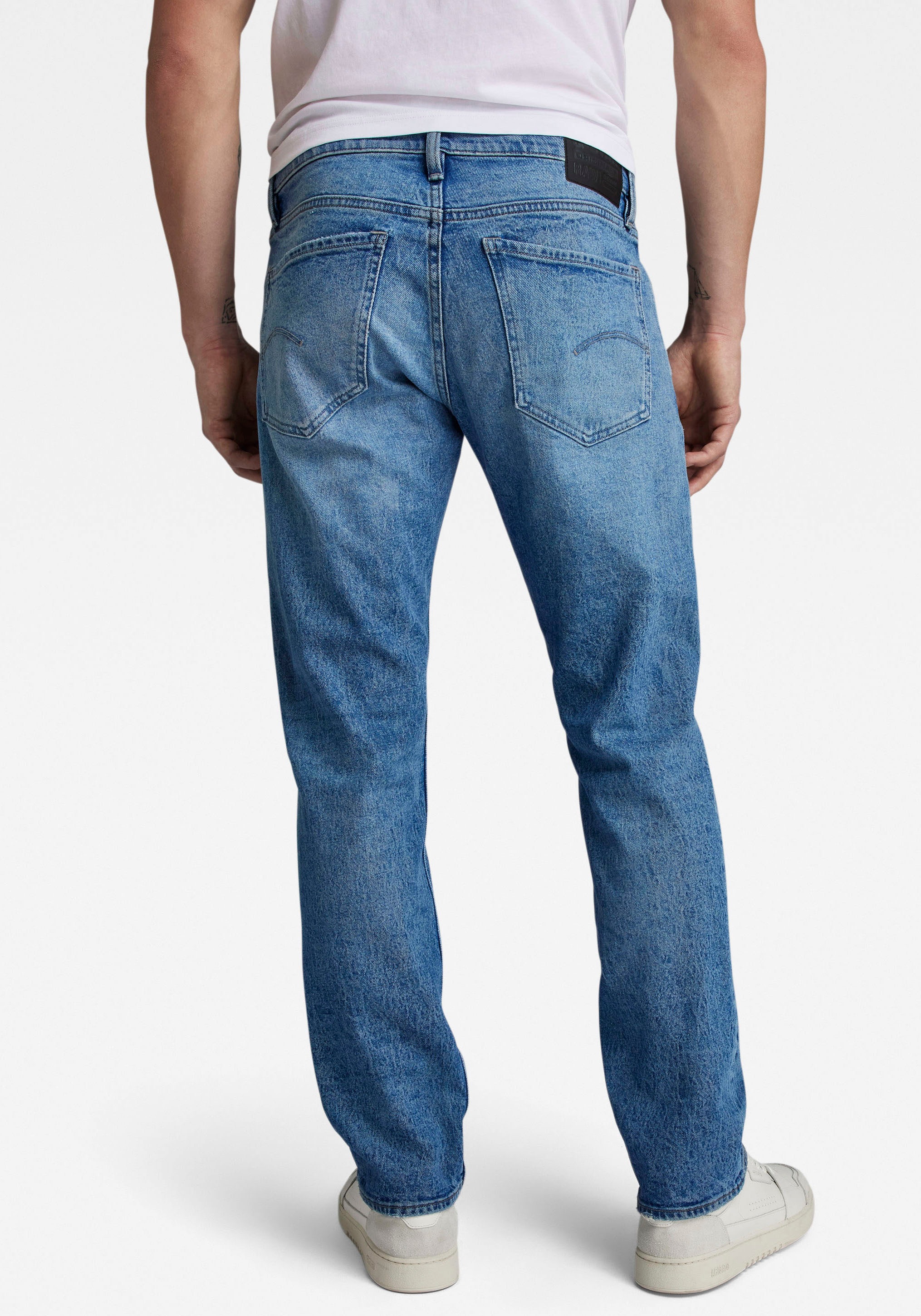G-STAR Jeans droit »Mosa Straight« avec coutures claires