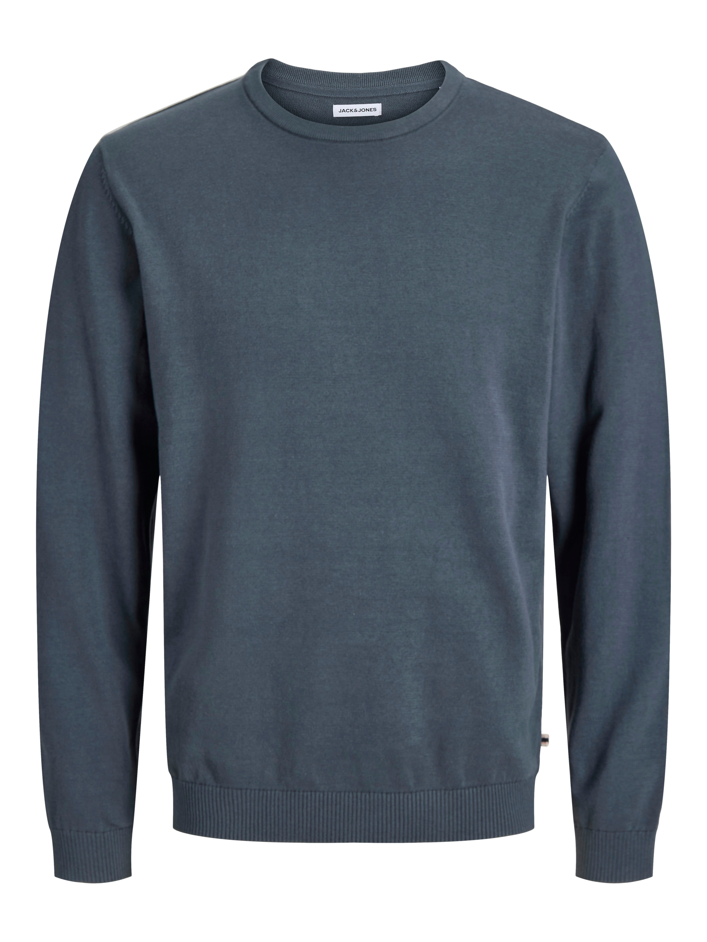 Jack & Jones Pull à col rond »JJEBASIC KNIT CREW NECK NOOS« coton, coupe régulière