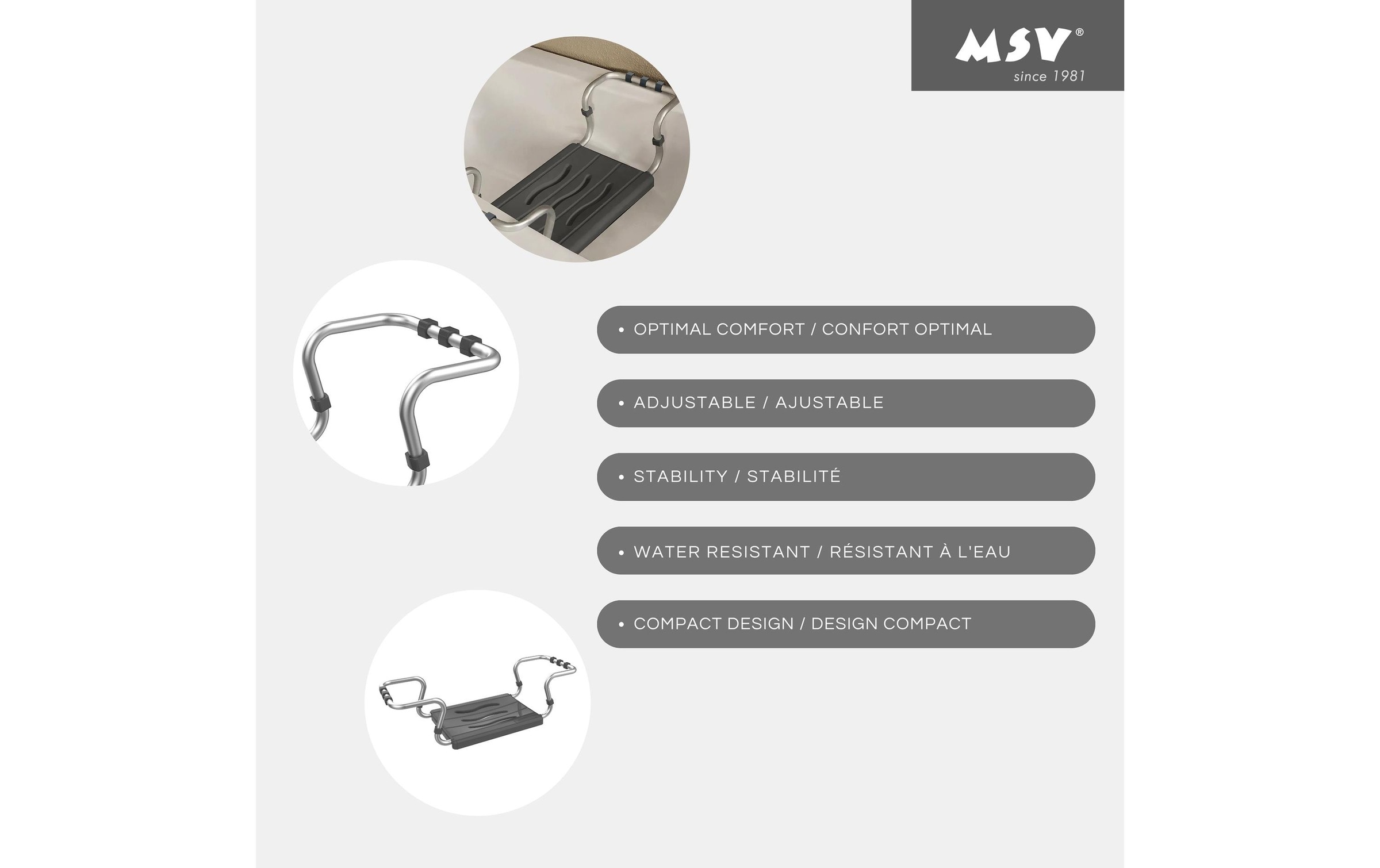 MSV Siège de baignoire