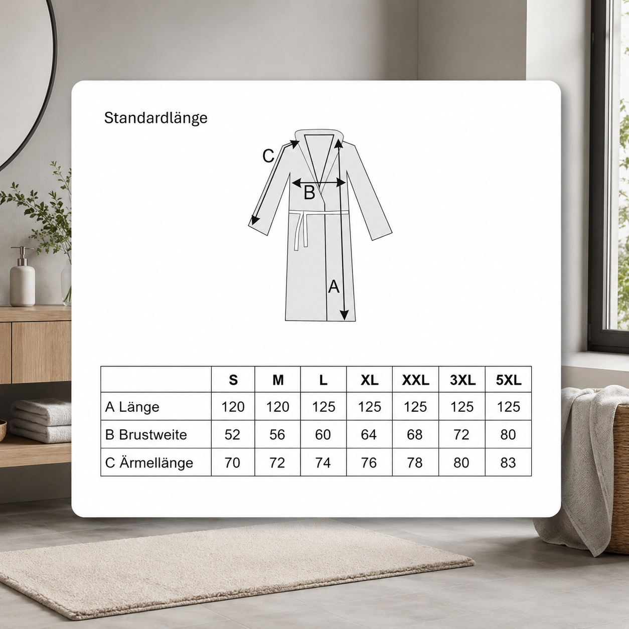 Bruno Banani Peignoir de bain unisexe »Daniel, ideal für Sauna & Spa, Hotelbademantel, Morgenmantel« 1 cuis peignoir pour femmes et hommes, long, avec poches, tailles S-5XL