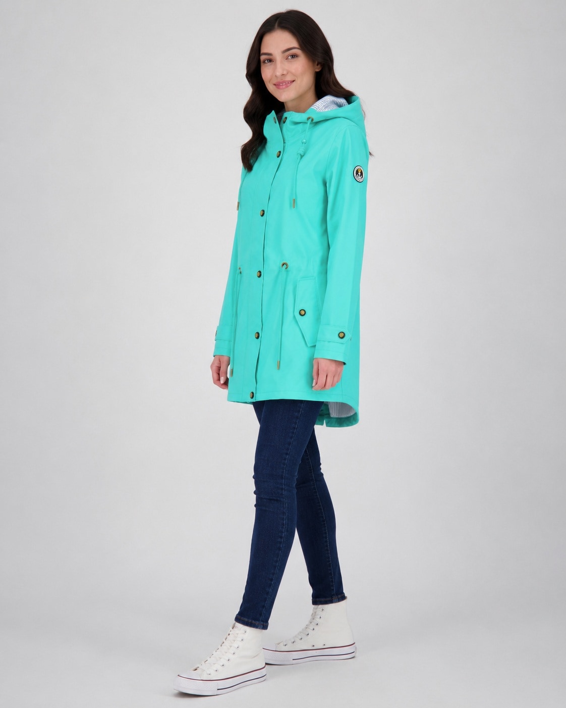 ankerglut Veste de pluie »Friesennerz ankerglutliebe WOMEN« avec capuche également disponible en grandes tailles