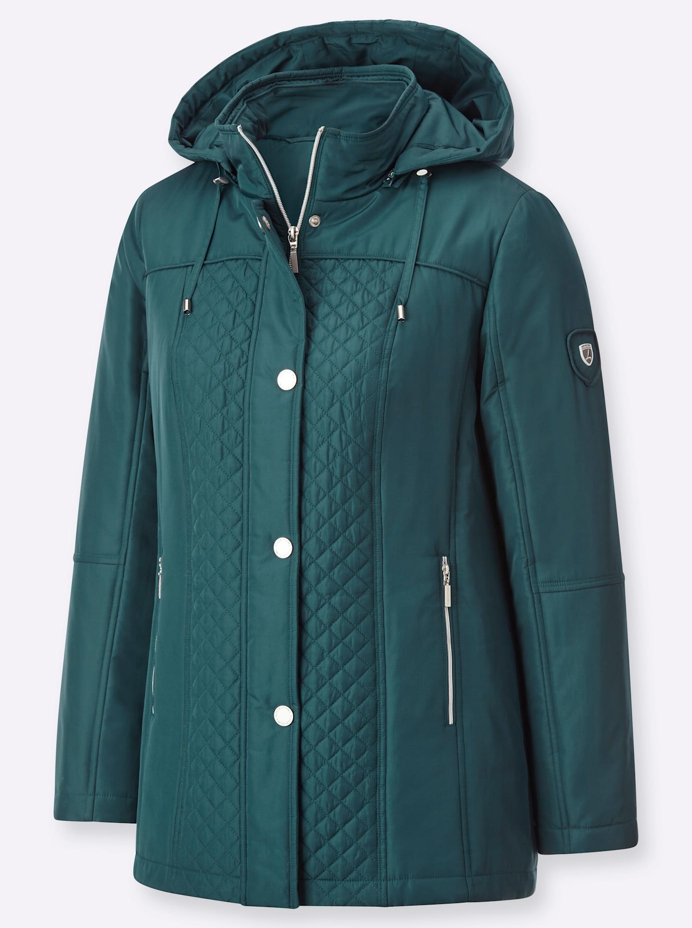 Casual Looks Steppjacke mit Kapuze