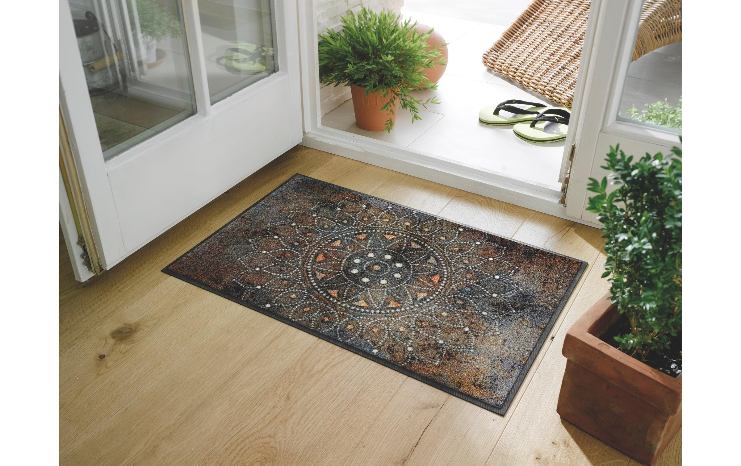 wash+dry by Kleen-Tex Tapis de sol »Madhana 50 x 75« Carré