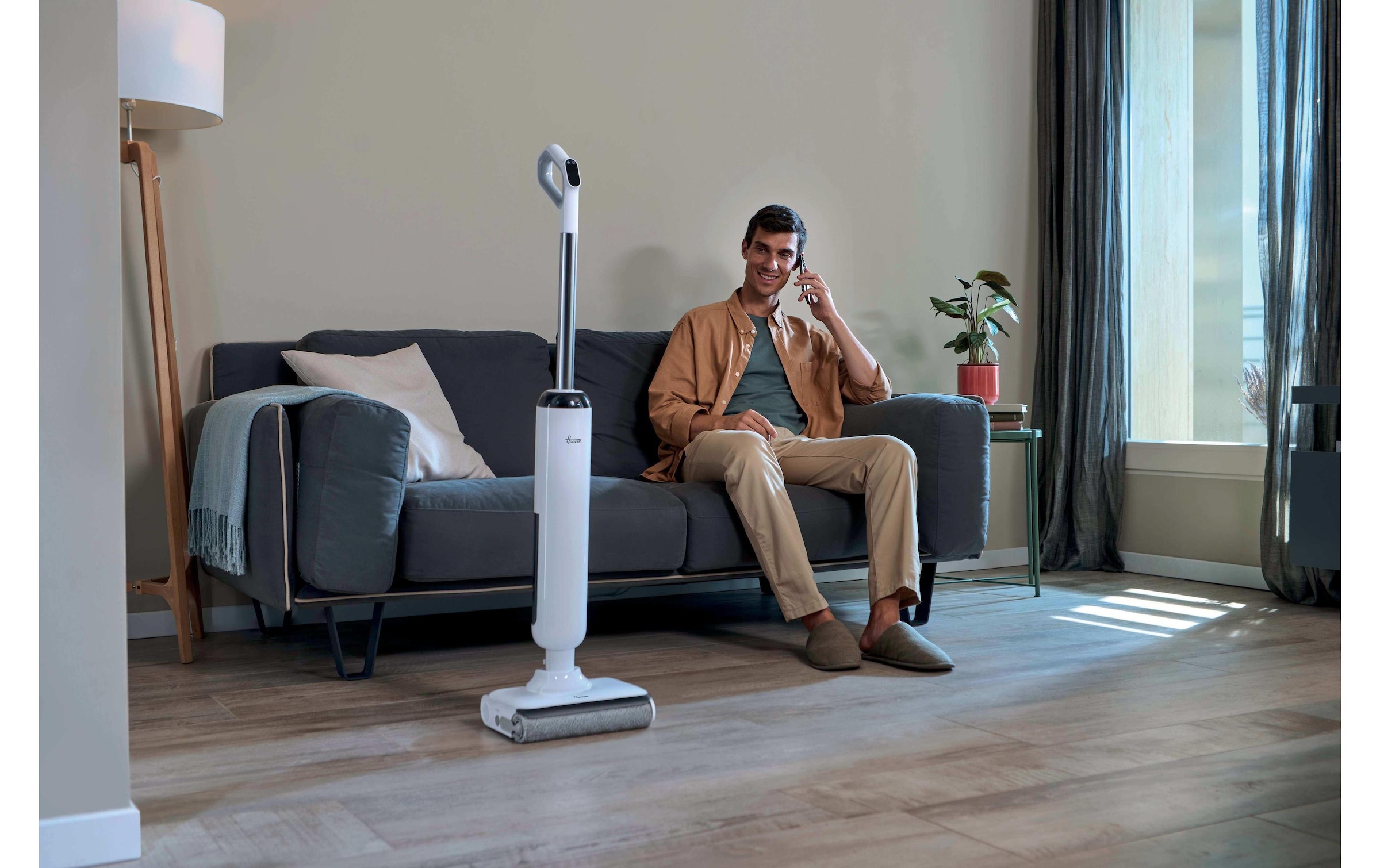 Hoover Nass-Trocken-Akkusauger »HW400 11« Kabelloser Nass- und Trockensauger mit 17.000 Pa Saugkraft