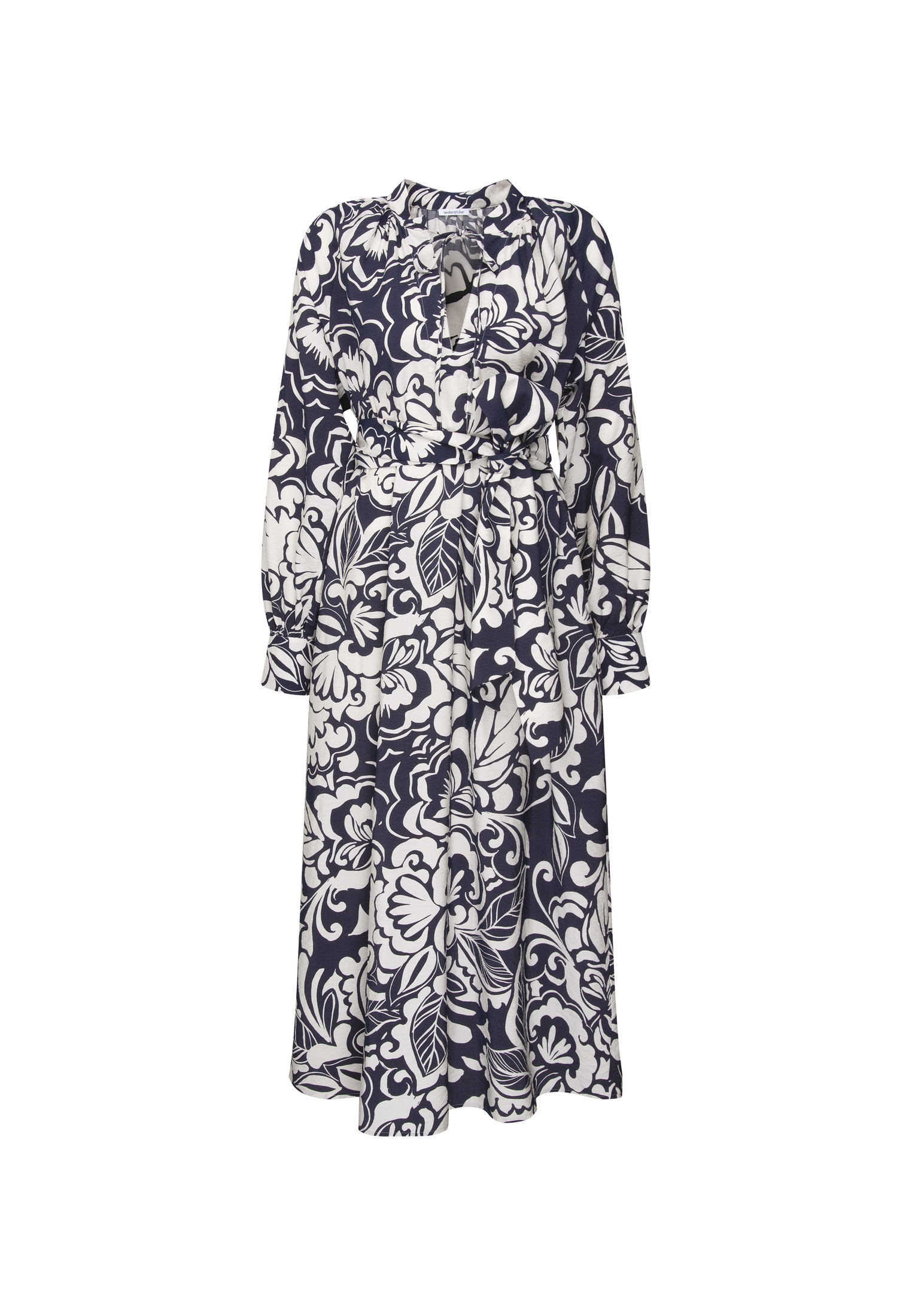 seidensticker Sommerkleid 1/1 V-Neck Druck