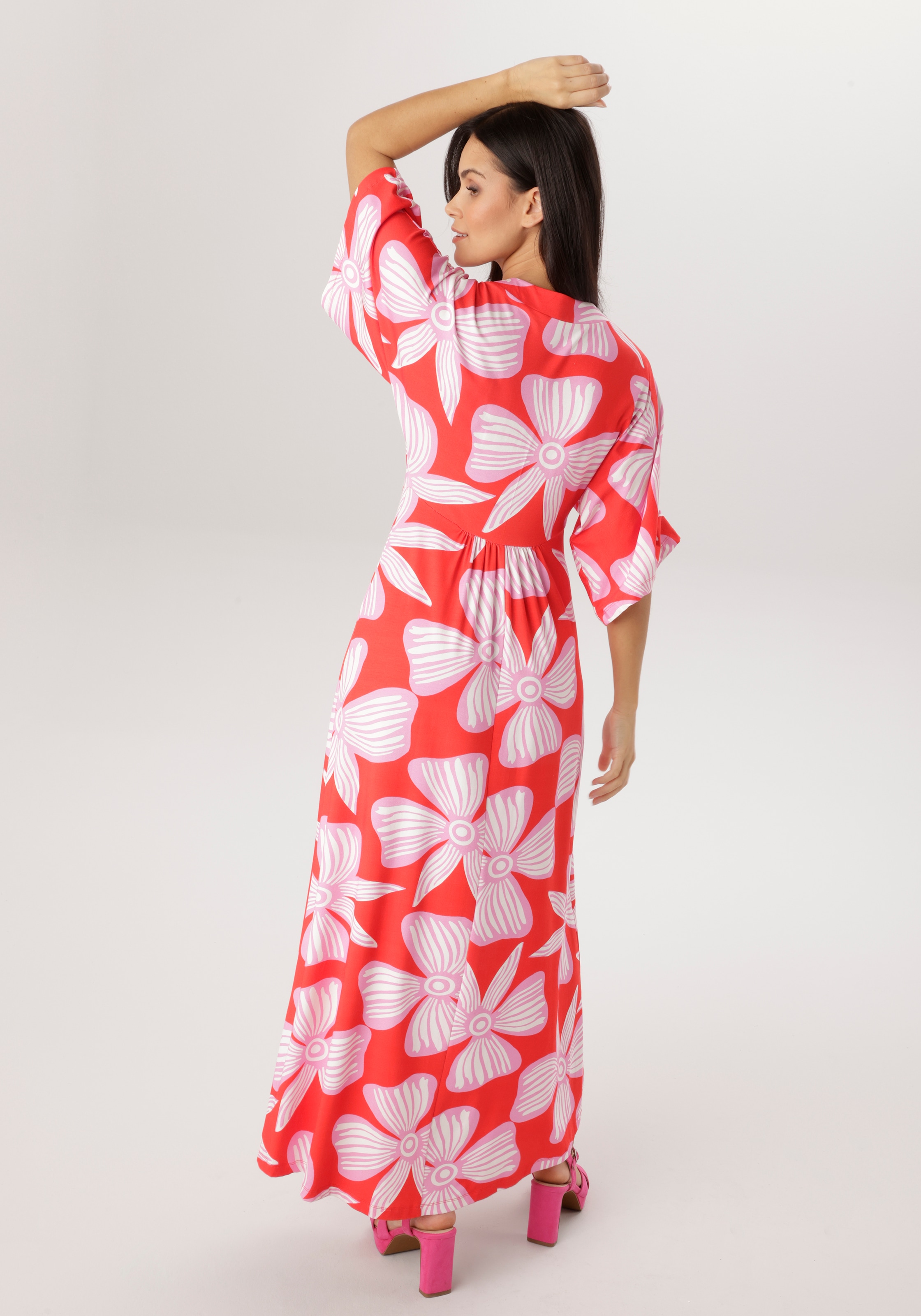 Aniston SELECTED Maxi robe avec manches larges 3/4