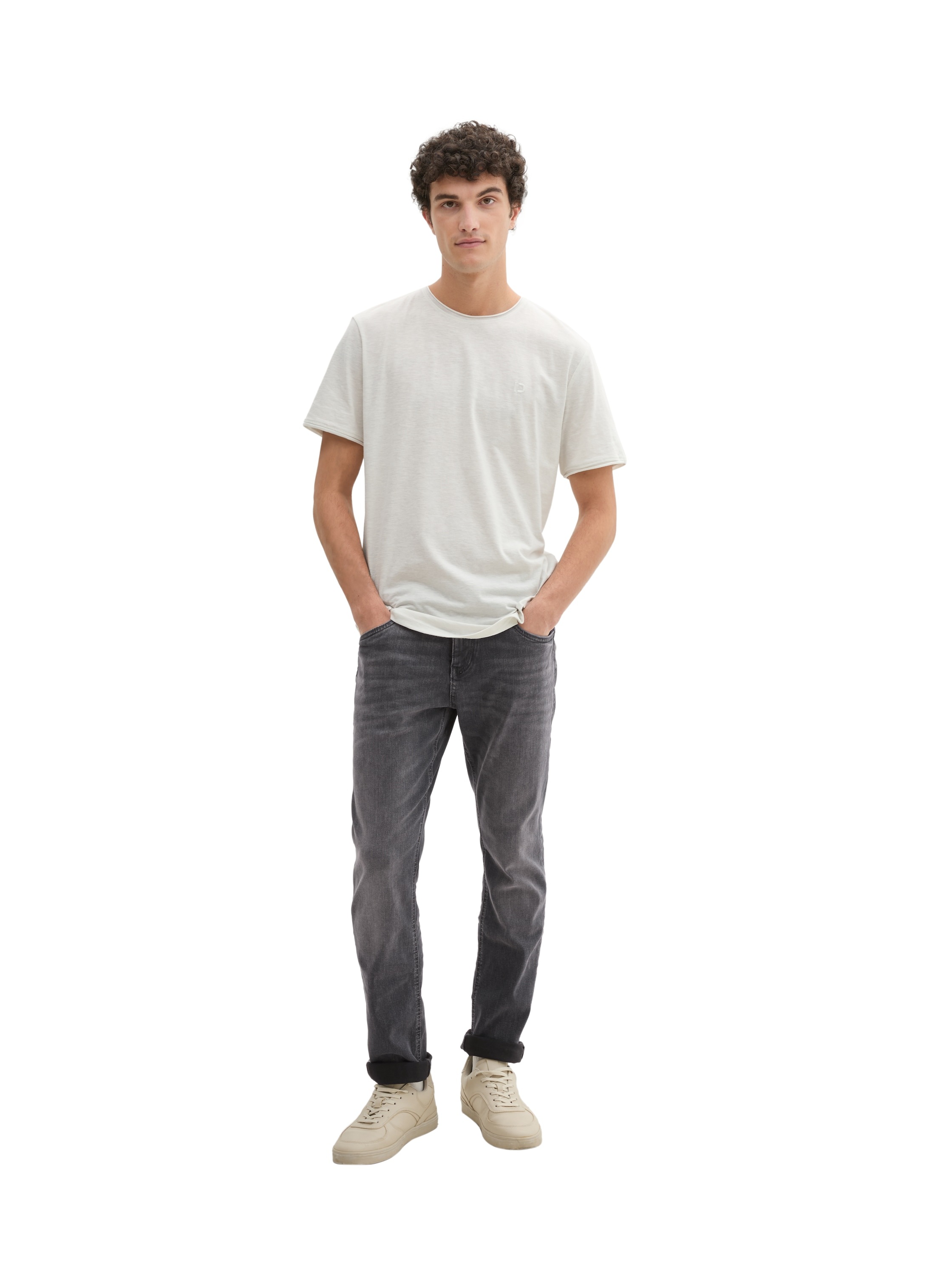 TOM TAILOR Denim Jeans droit »AEDAN« im klassischen 5-Pocket-Stil