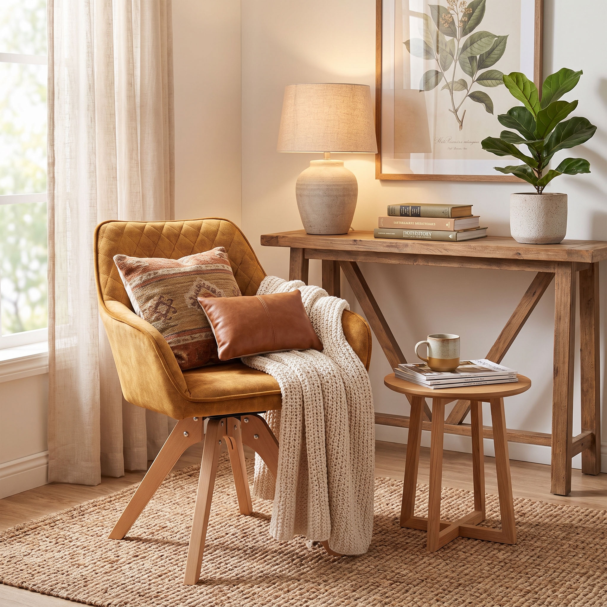 SalesFever Chaise avec accoudoirs »Växjö - Esszimmerstuhl Komfort und Stil« () 1 cuisConfort d'assise redéfini : plaque tournante à 180° incluse!