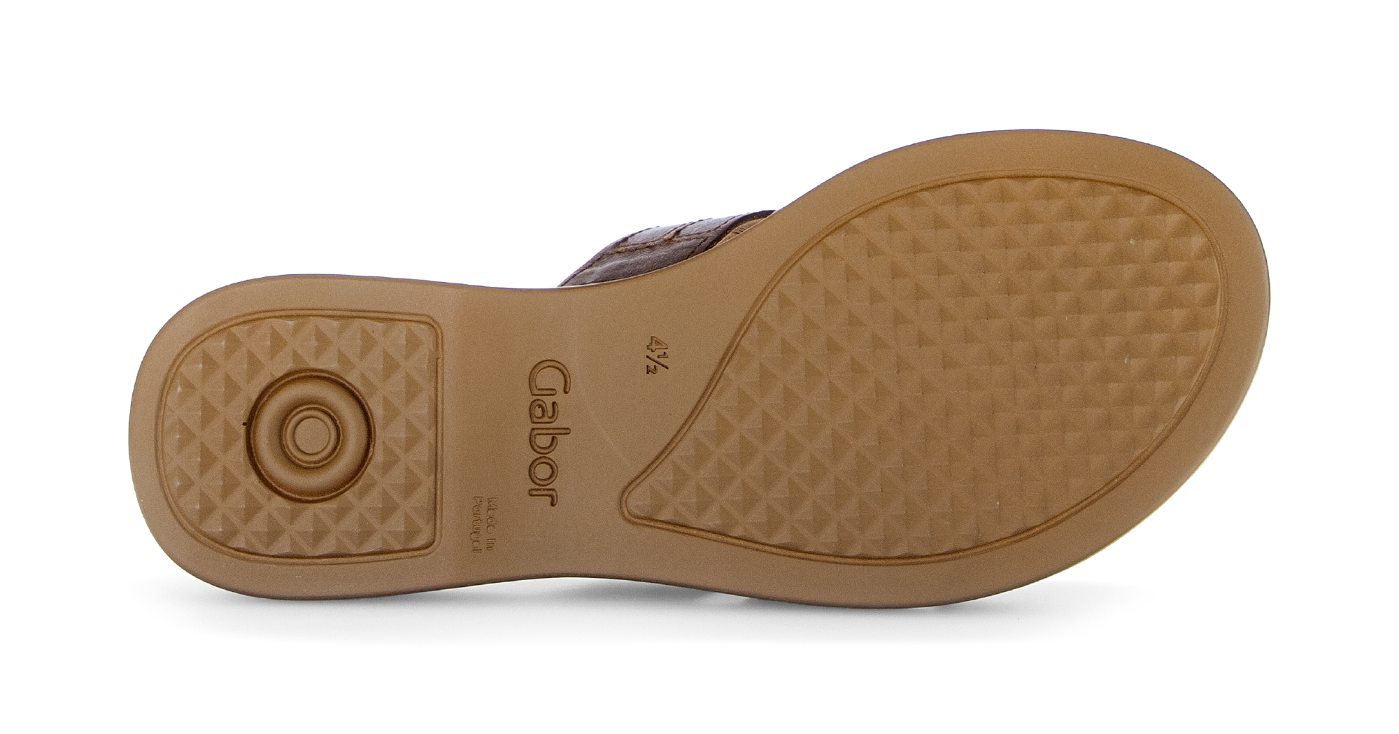 Gabor Pantolette »Rhodos«  plateforme, chaussure à enfiler, chaussure d'été avec surpiqûres