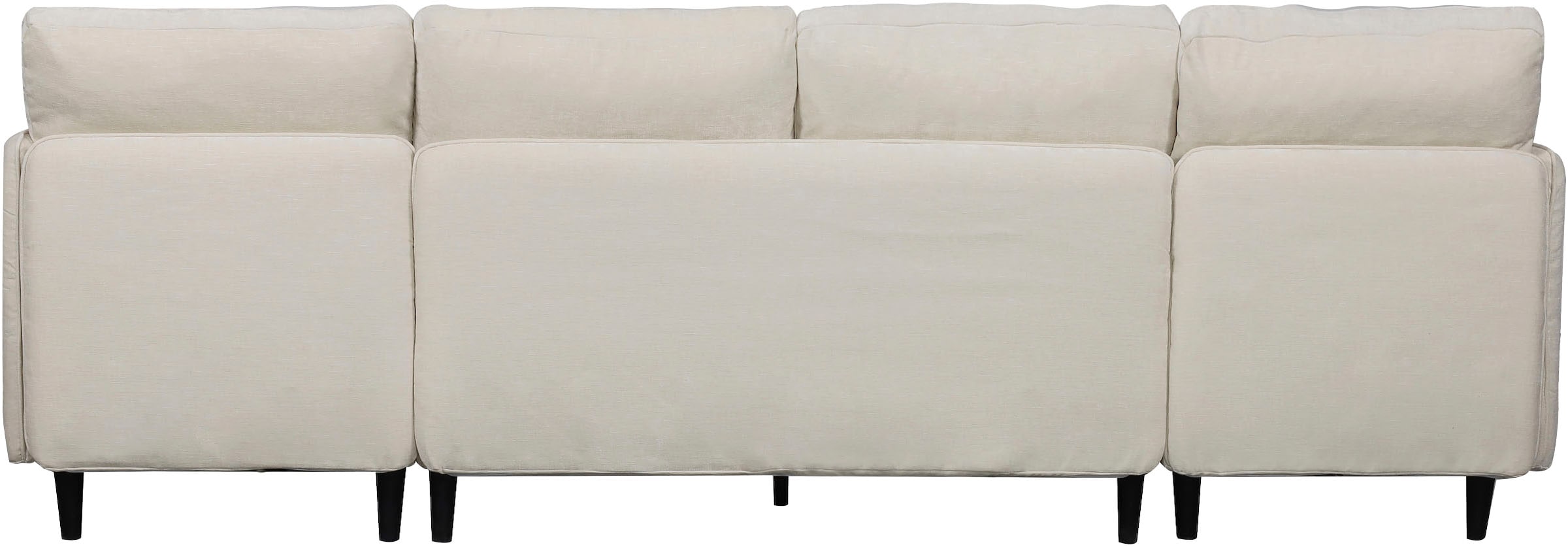 Dorel Home Paysage de salon »LINDHUS, U-Form, Breite 250 cm, verschiedene Stellvarianten, Modulsofa« Recamiere, Stauraum, Cord und Chenille-Bezug