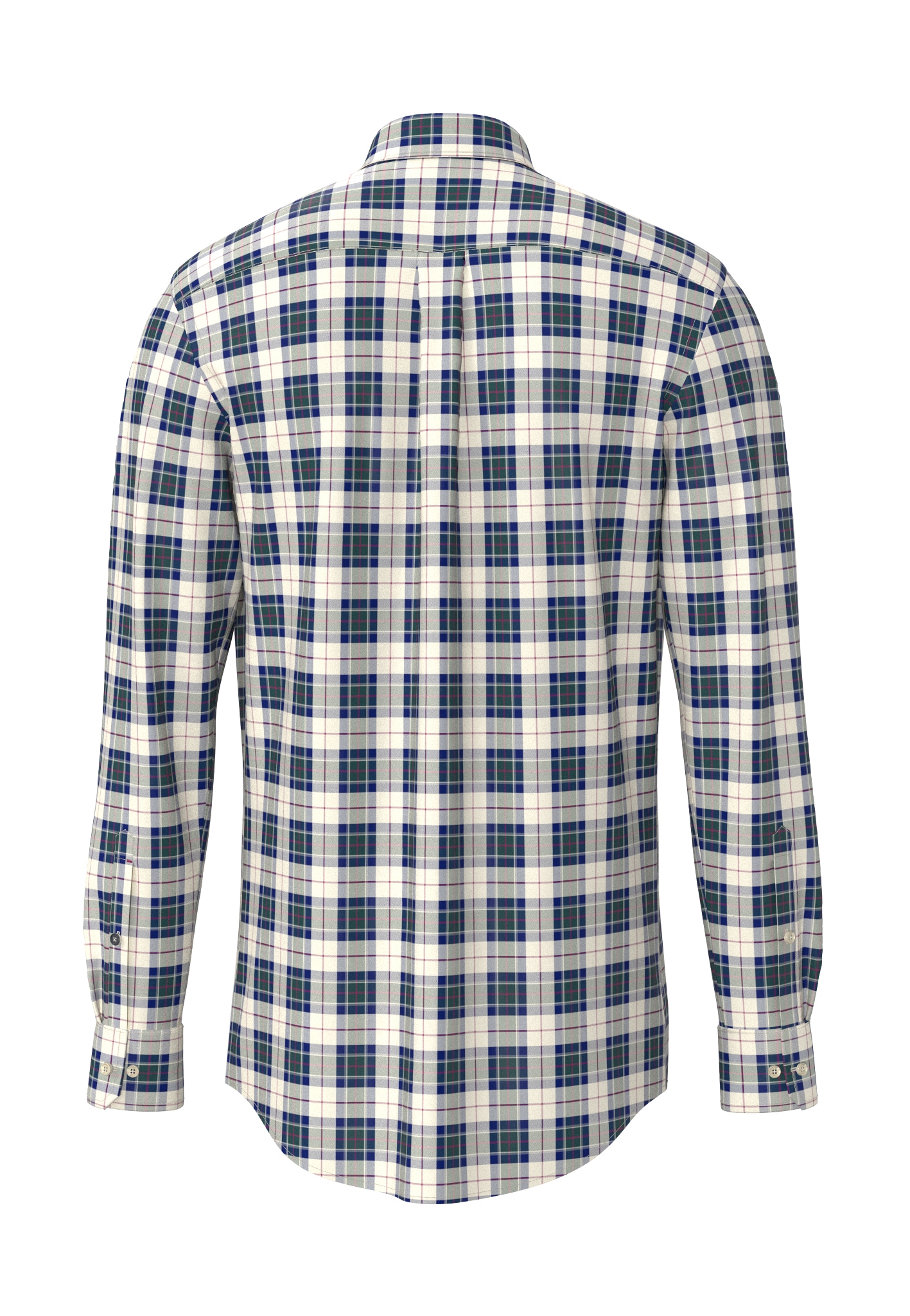 FYNCH-HATTON Chemise à carreaux avec broderie logo et poche poitrine