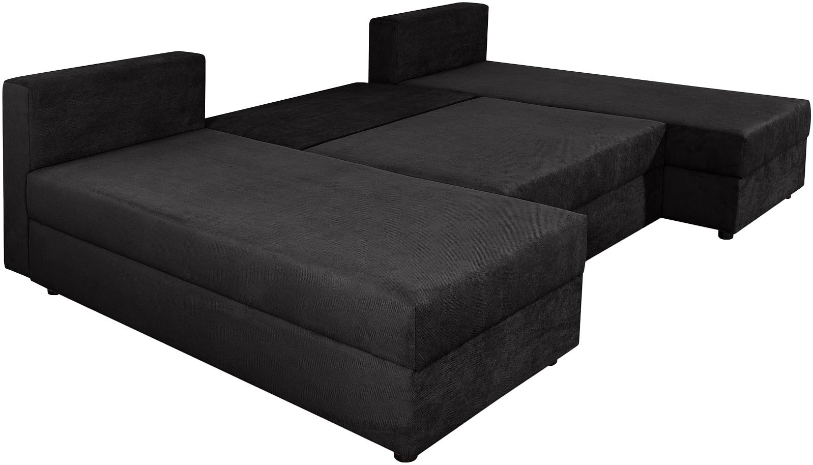 COLLECTION AB Wohnlandschaft »Pico U-Form« Wohnlandschaft,2 X Ottomane,Polyätherschaum Polsterung