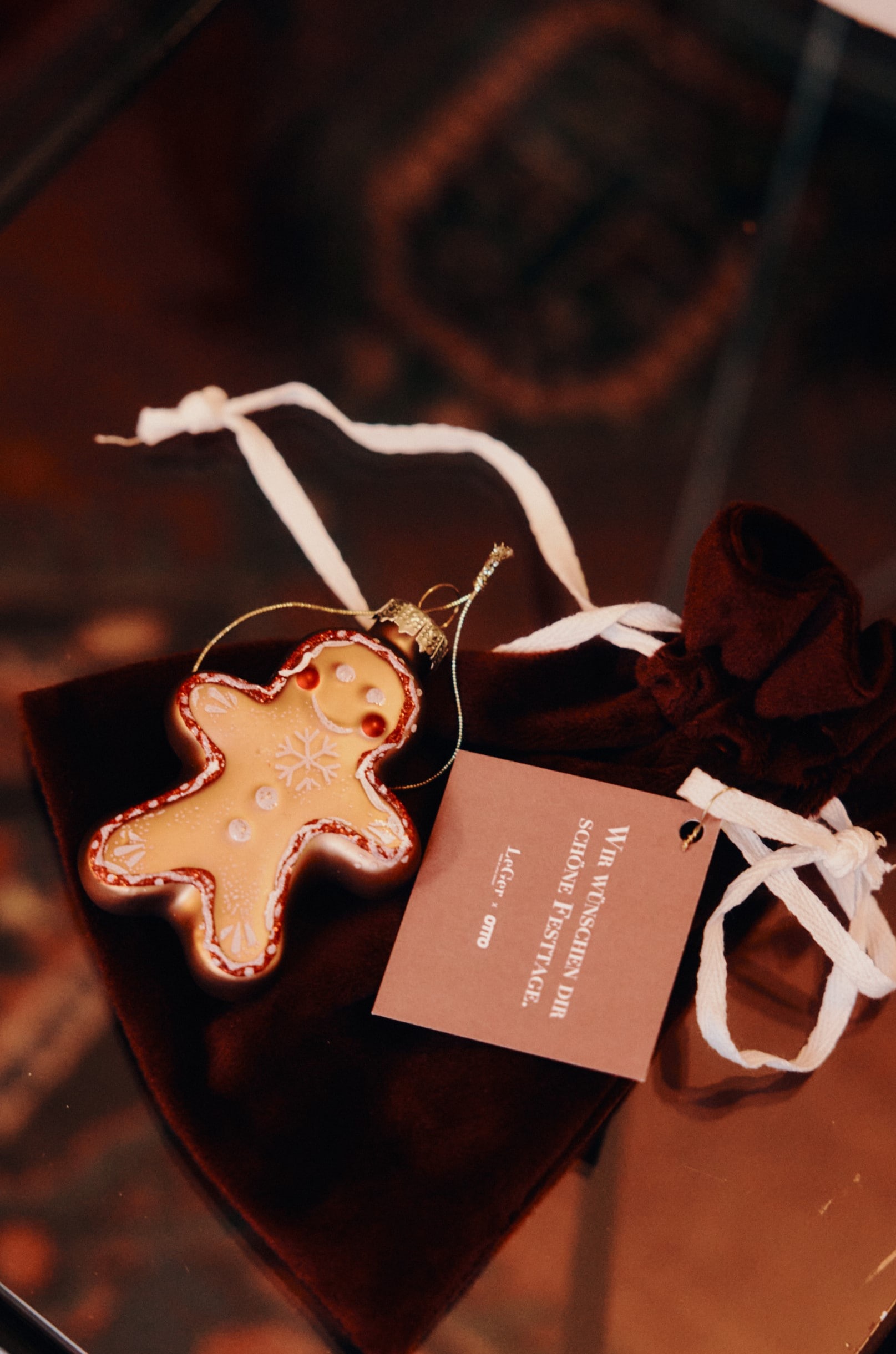 LeGer Home by Lena Gercke Décorations pour l'arbre de Noël »Weihnachtsanhänger Gingy« bonhomme pain d’épice de Noël, lot de 6, déco de Noël